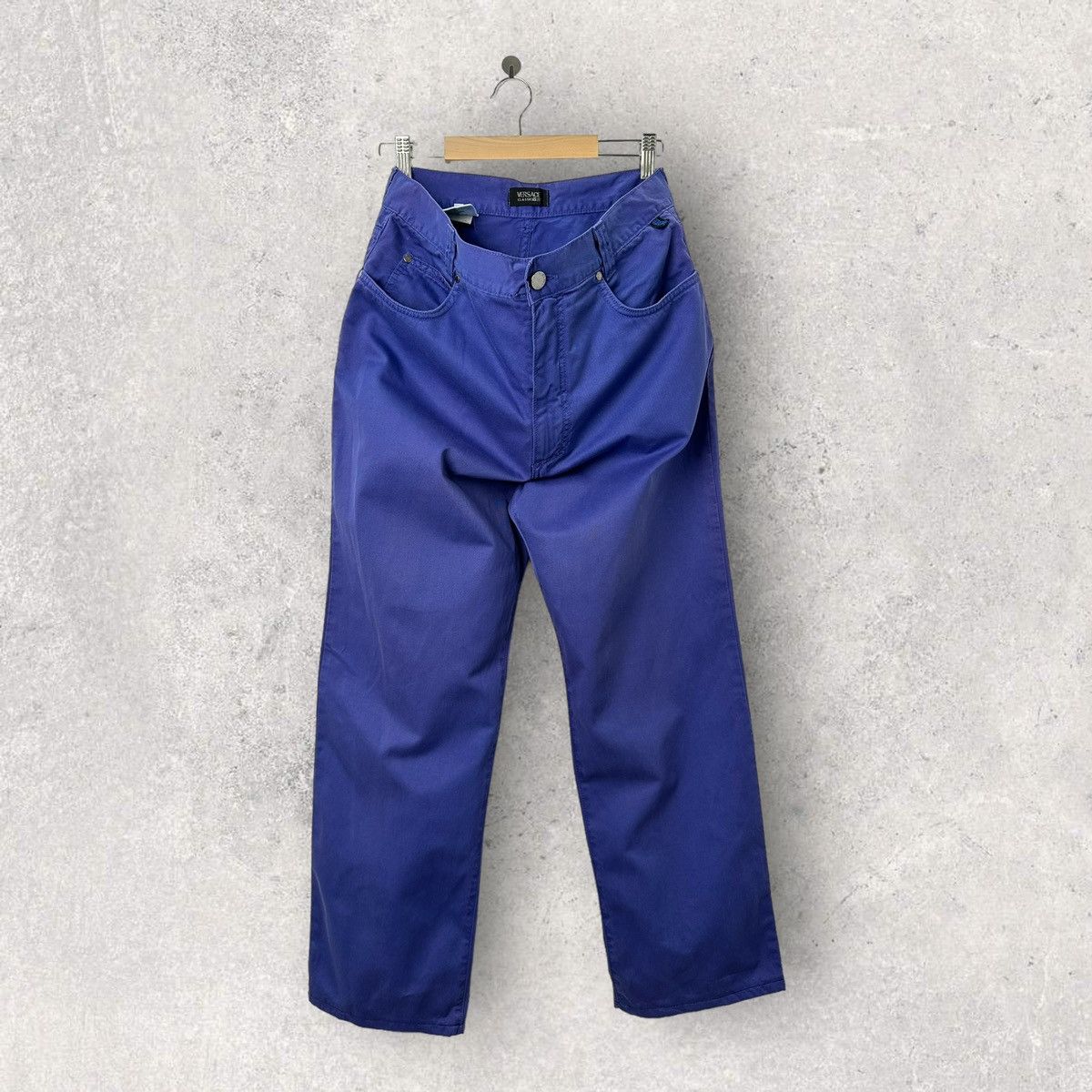 Versace Y2K Versace V2 Classic Purple Chino Pants Size US 34 / EU 50 - 2 Thumbnail