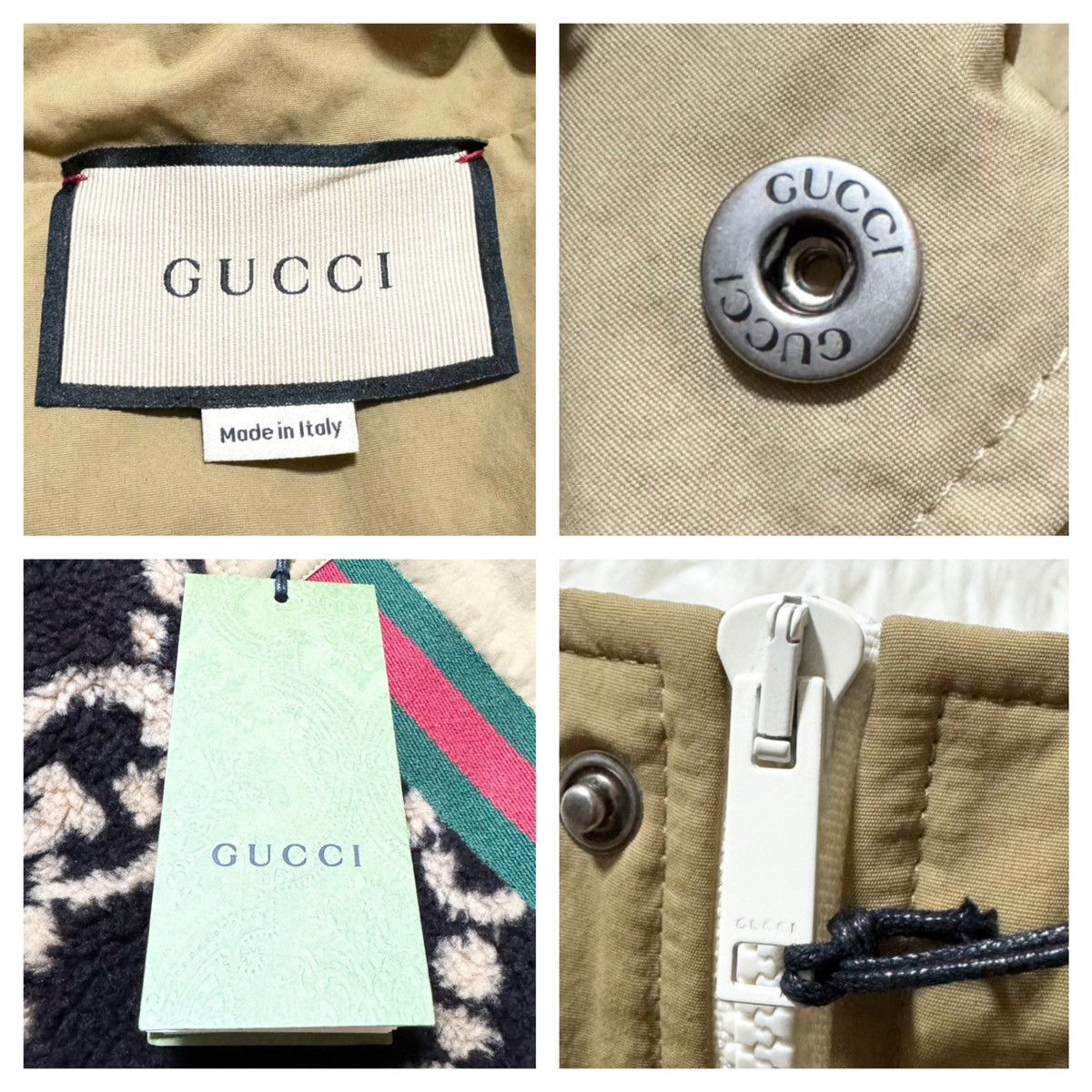 Gucci with tags. Gucci Jacquard GG Pattern Sherry Line Half-Zip Size US S / EU 44-46 / 1 - 2 Thumbnail