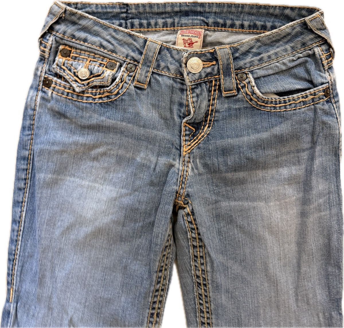 True Religion Hi-Rise Boot Flared Jeans Size 26" / US 2 / IT 38 - 5 Thumbnail