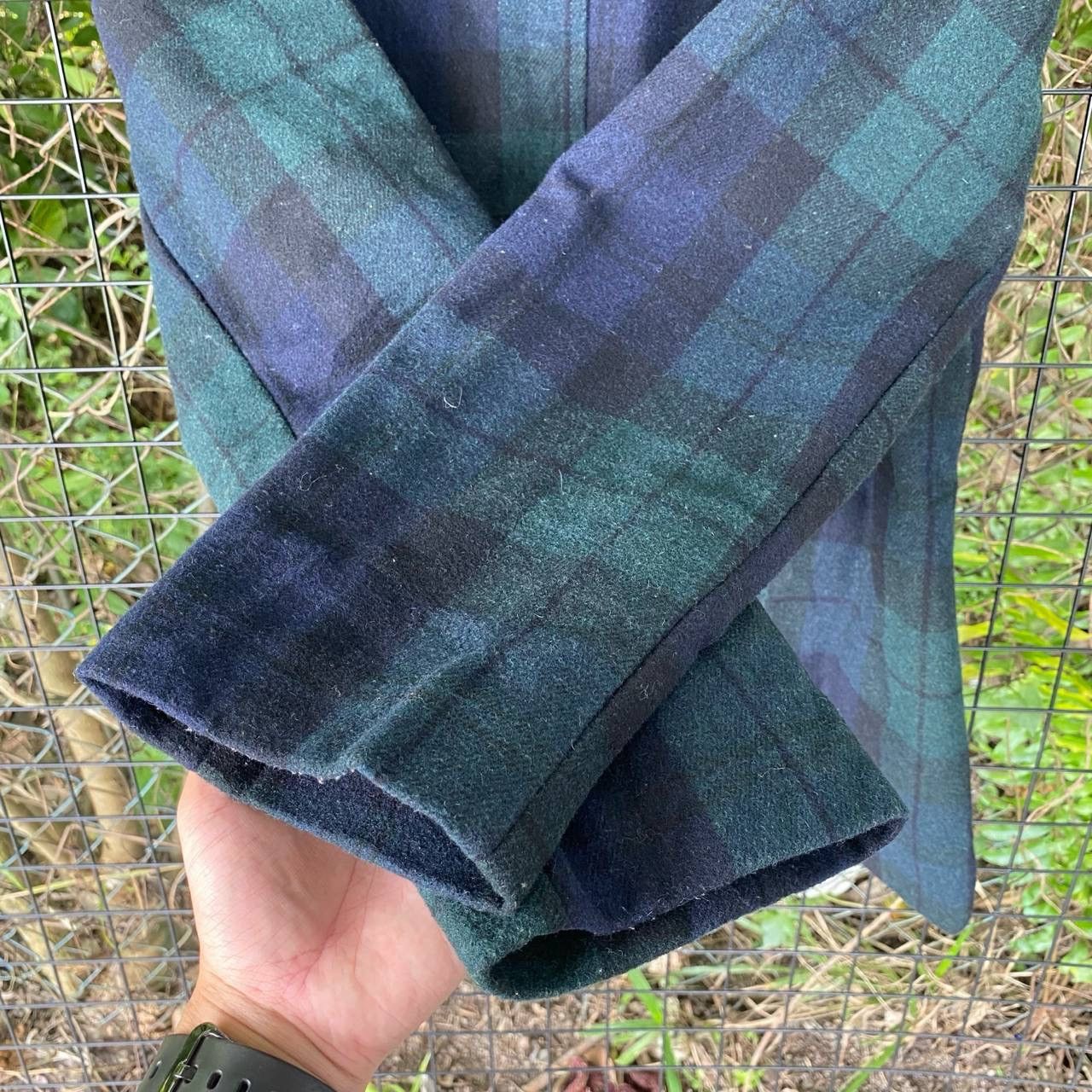 Gap Gap Checkered Board Plaid Wool Double Breast Jacket Size US L / EU 52-54 / 3 - 10 Thumbnail