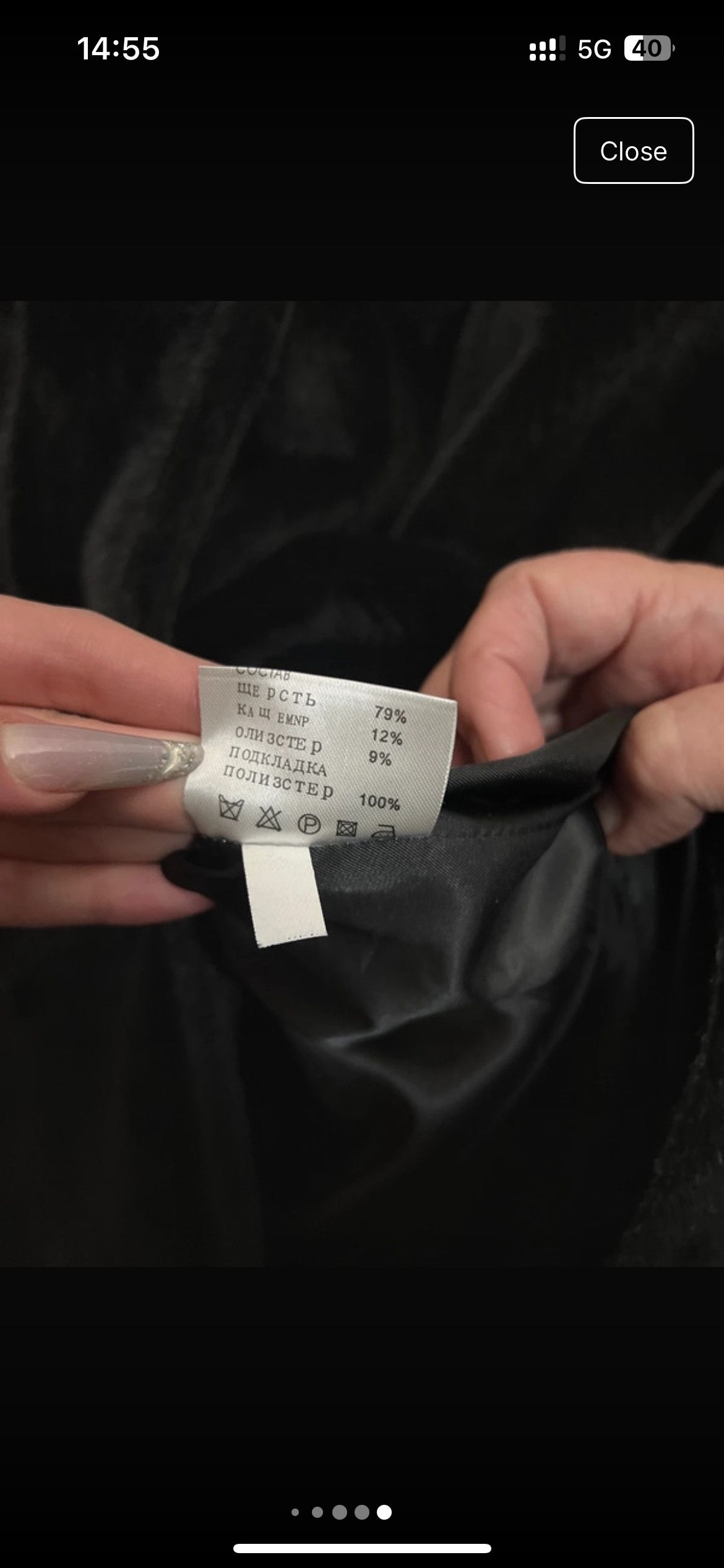 Other Luxury Cashmere Blend Winter Coat | Soft Polished Wool Size M / US 6-8 / IT 42-44 - 2 Thumbnail