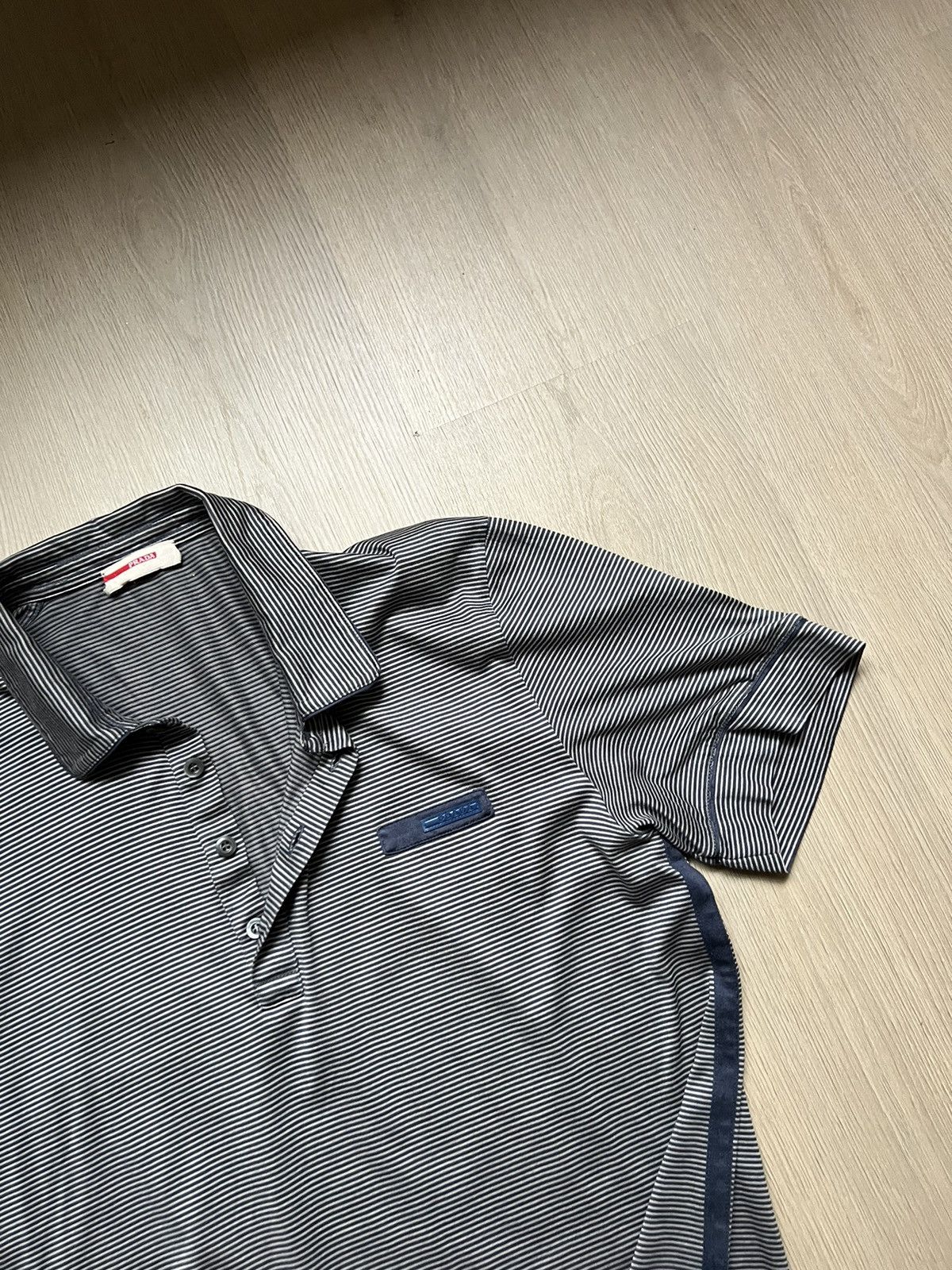 Blue tab polo