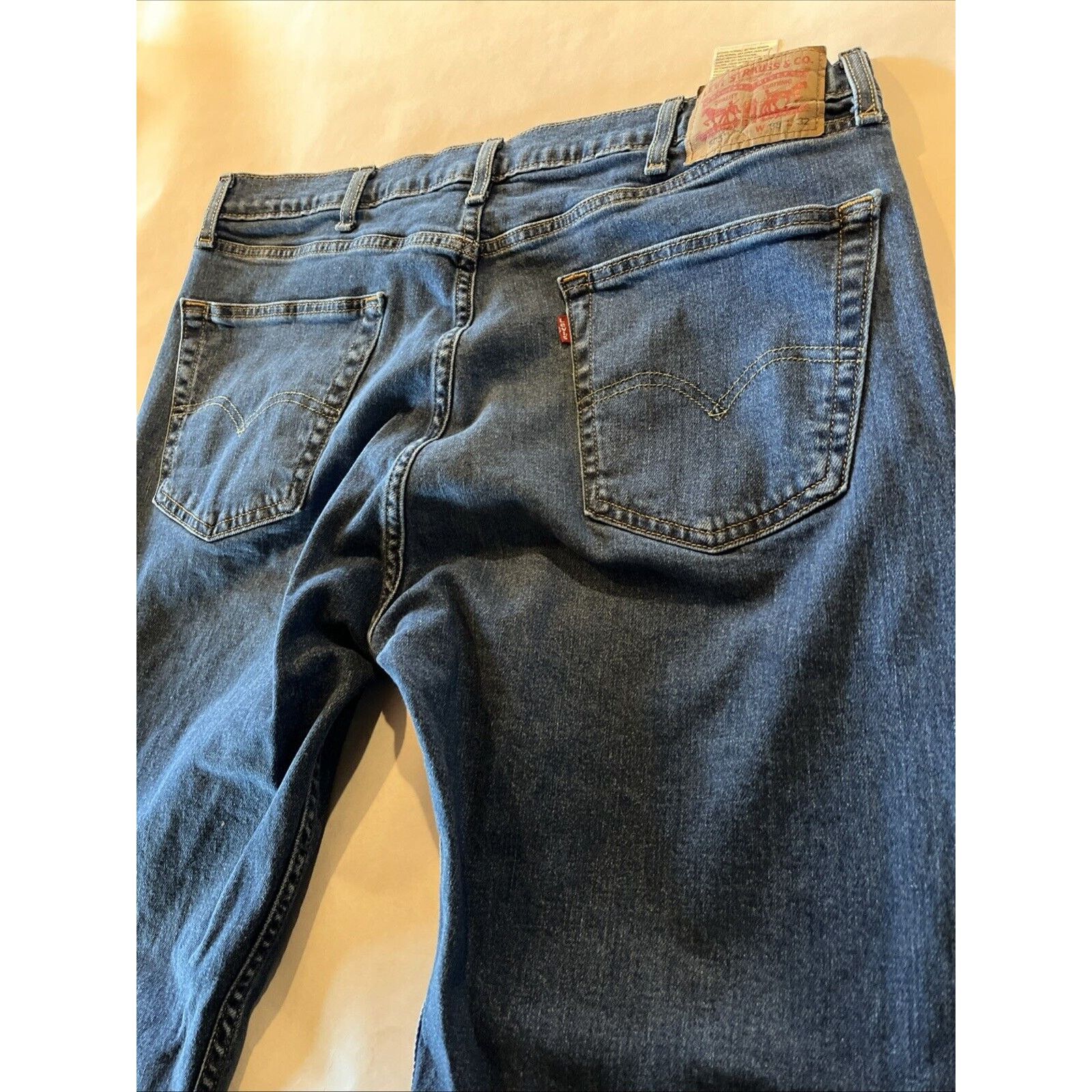 Levi's Levi’s 505 Jeans Men’s 38x31 Straight Leg Denim Cotton Blue Size US 38 / EU 54 - 15 Thumbnail