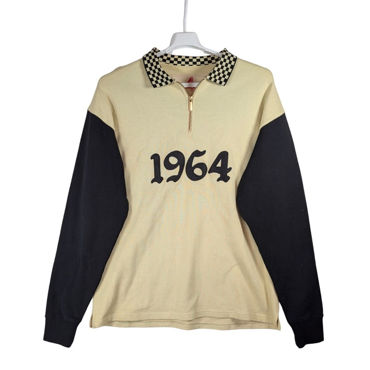 4HUNNID 4hunnid 1964 Impala Long Sleeve Polo Black White Men’s USED Size US XL / EU 56 / 4 - 1 Thumbnail