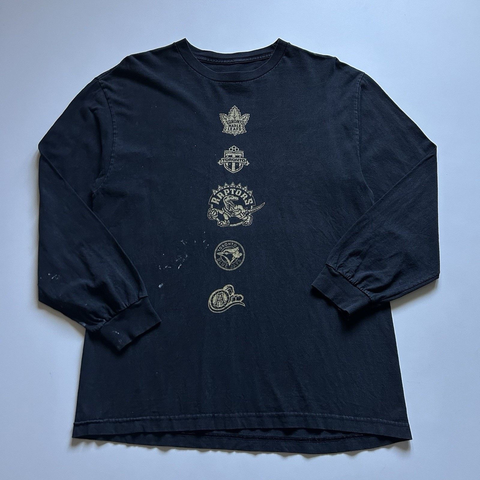 NBA × October's Very Own Toronto Raptors NBA OVO Drake Night Shirt Long Sleeve Large Size US L / EU 52-54 / 3 - 1 Thumbnail