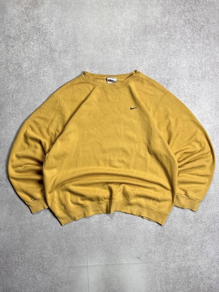 Nike × Vintage VINTAGE 90’s NIKE SWOOSH BOXY SWEATSHIRT Y2K L Size US L / EU 52-54 / 3 - 1 Thumbnail