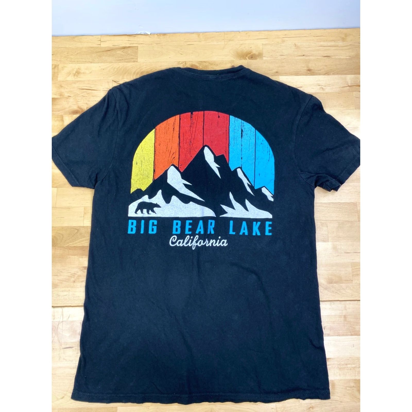 Vintage VINTAGE Big Bear California Black Unisex Short Sleeve T-Shirt Small #1962 Size US S / EU 44-46 / 1 - 3 Thumbnail