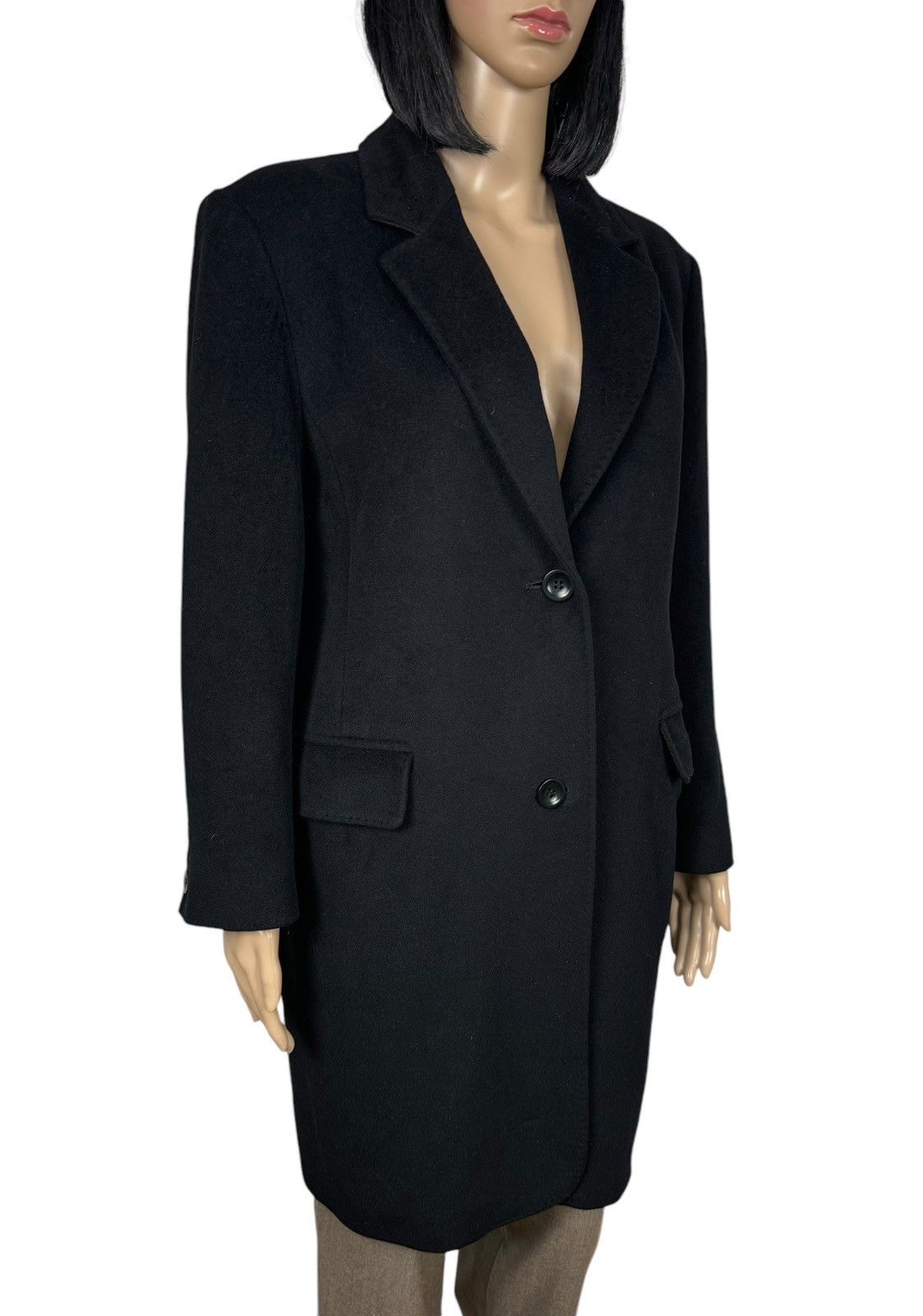 Max Mara Max Mara Virgin Wool-Angora Rabbit Coat size US10 IT44 Size L / US 10 / IT 46 - 9 Thumbnail