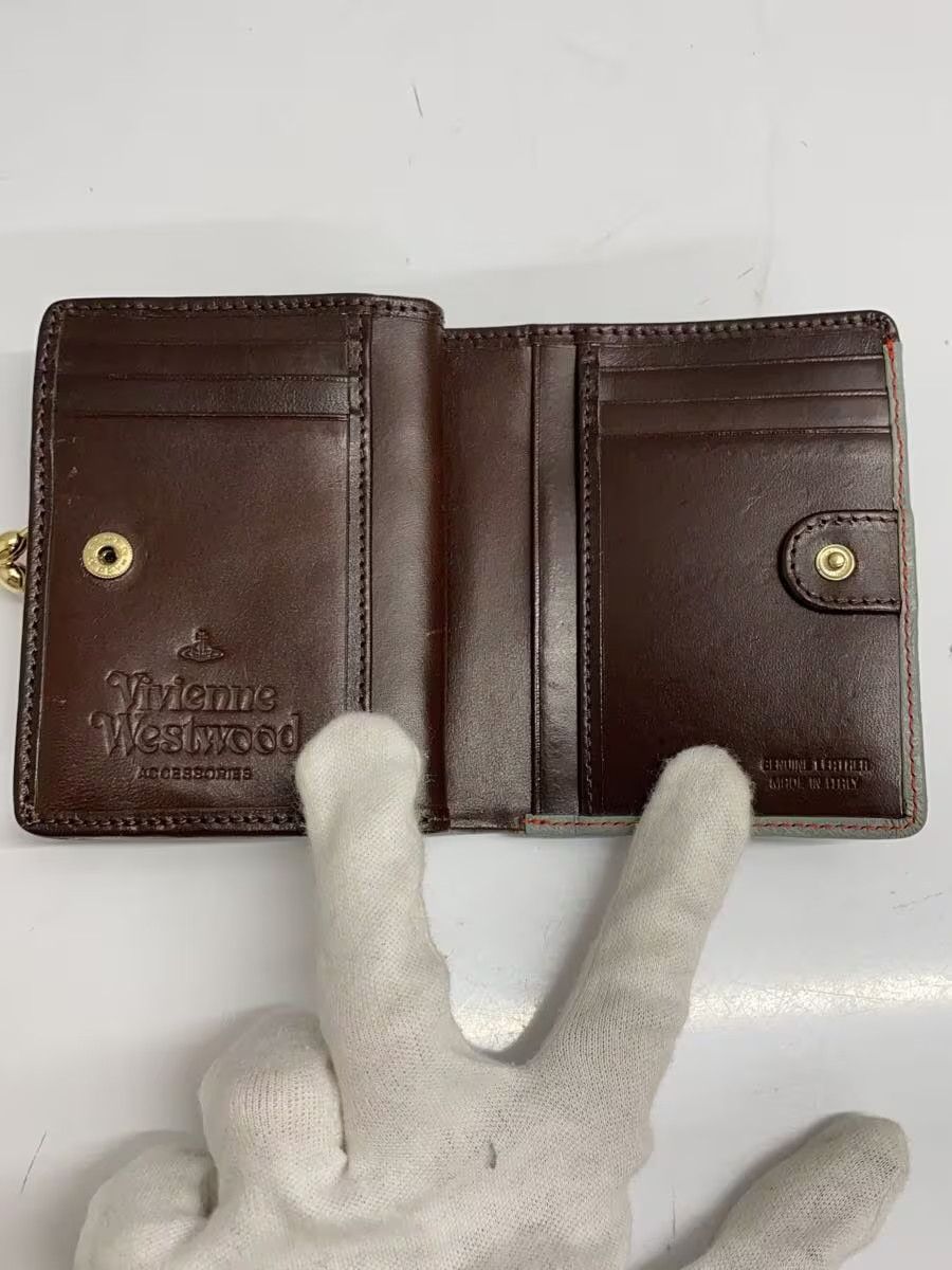 Vivienne Westwood Contrast Stitch Snake Orb Leather Wallet Size ONE SIZE - 3 Thumbnail