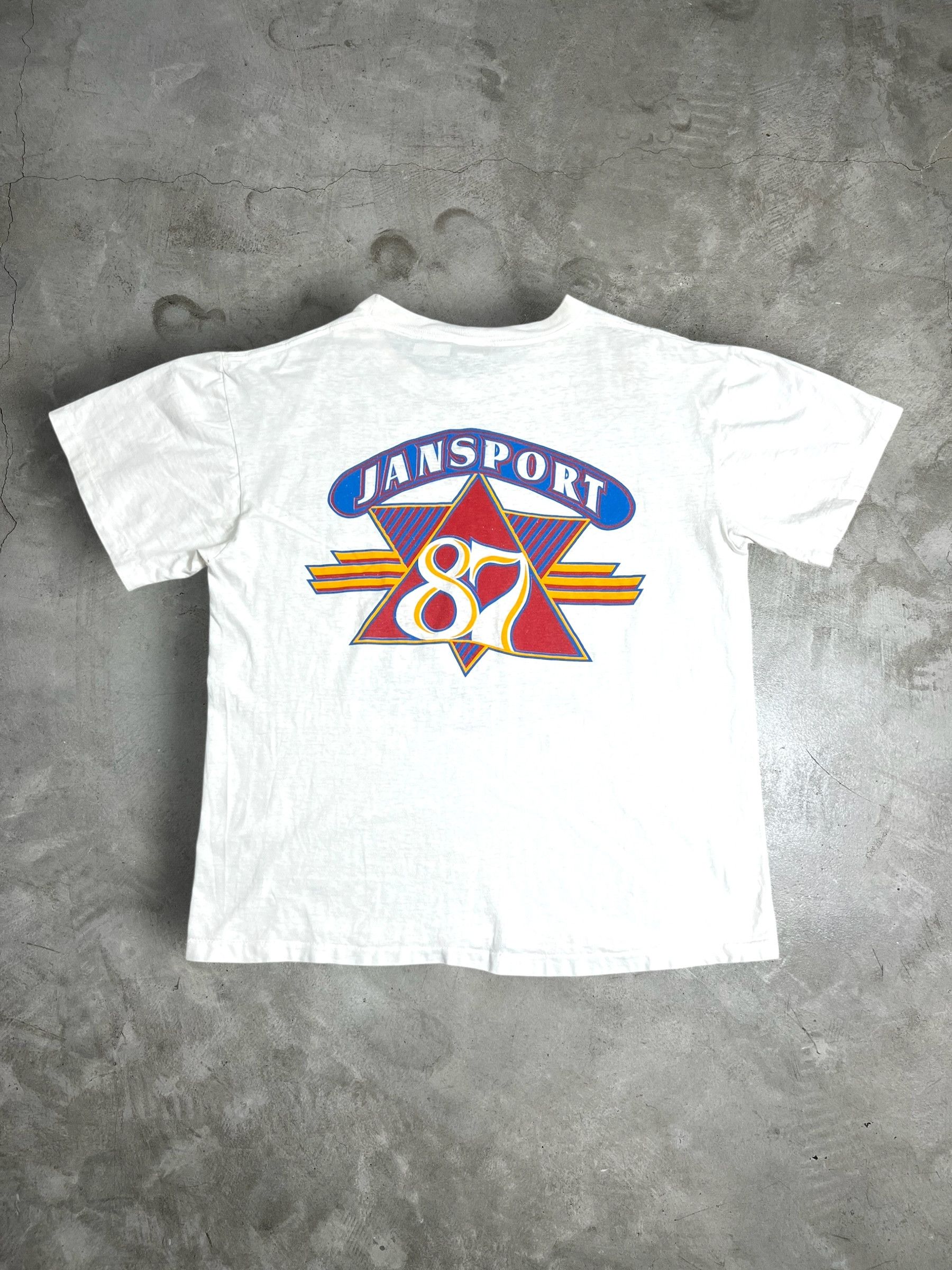 Jansport × Vintage Vintage 80s Jansport 20th Anniversary Tee (L) GTME546 Size US L / EU 52-54 / 3 - 8 Thumbnail