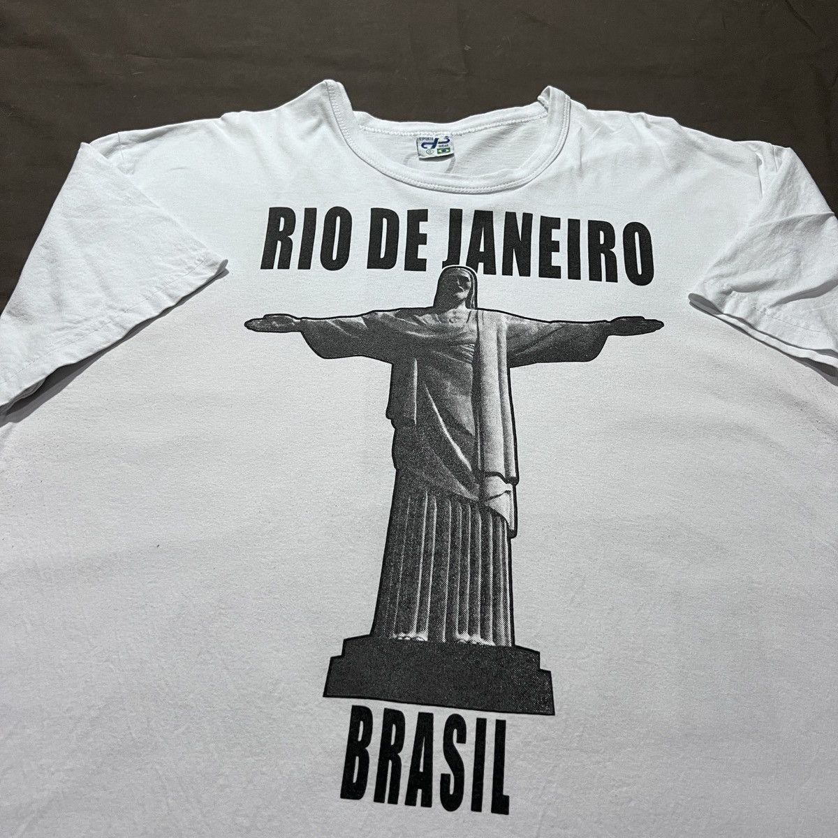 Vintage Vintage Y2K Rio de Janeiro God Jesus Bible Holy Tee Size US L / EU 52-54 / 3 - 1 Thumbnail