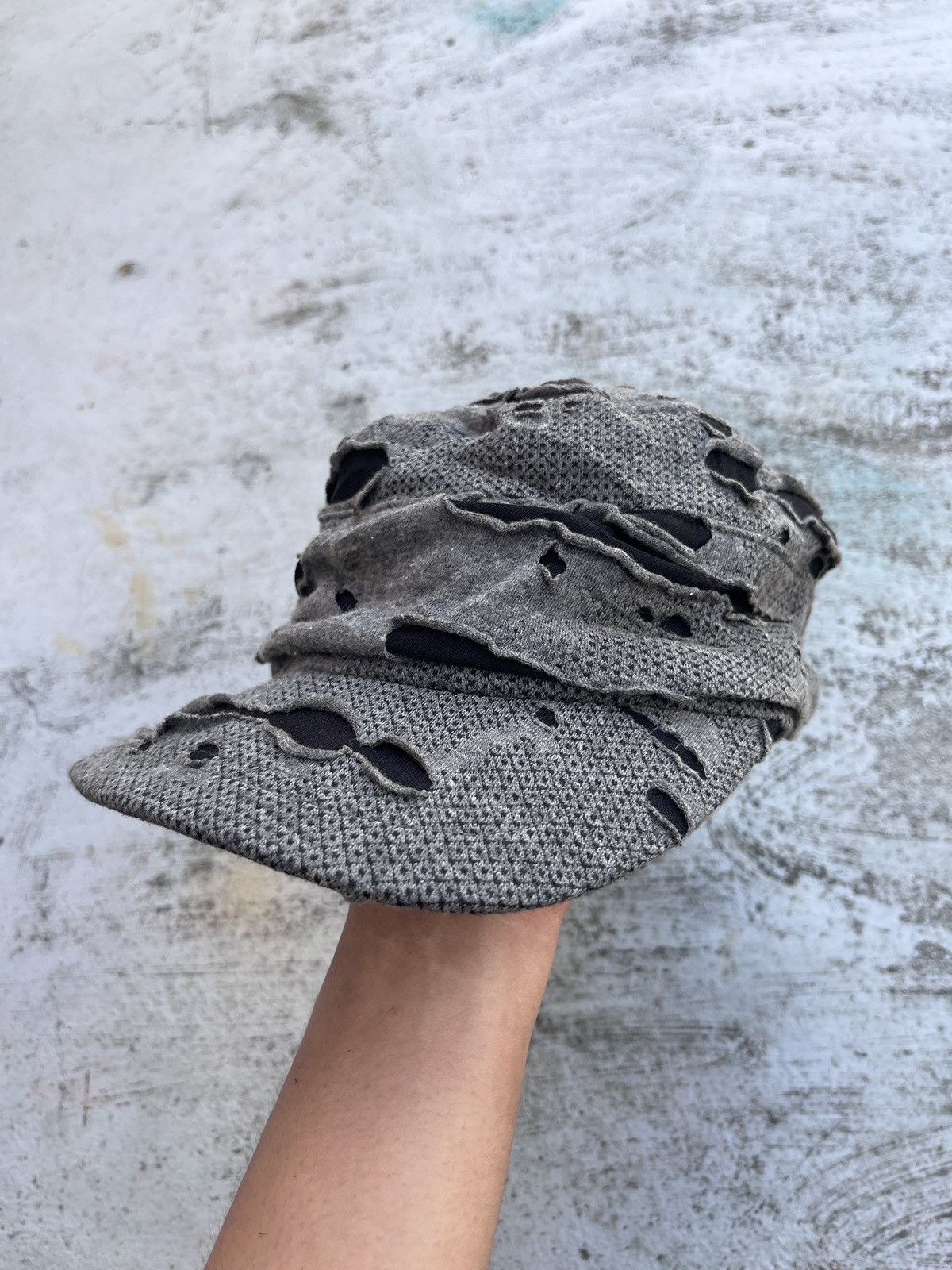 Yasuyuki Ishii Japanese Loevenich Gohtic Distressed Hat Punk Lgb Size ONE SIZE - 4 Thumbnail