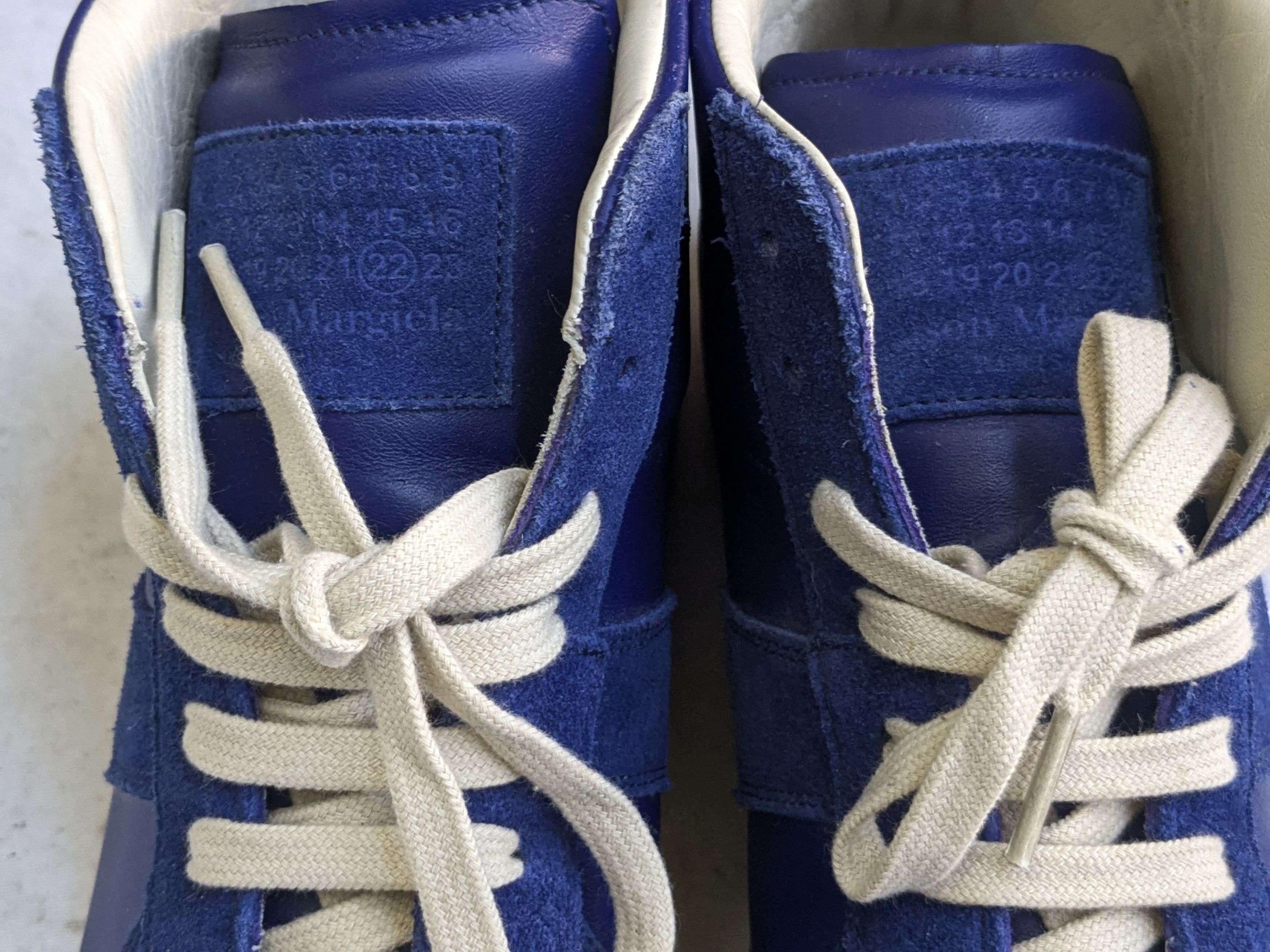 Maison Margiela Maison Margiela Replica GAT Blue 10 43 High Tops Gum Size US 10 / EU 43 - 5 Thumbnail