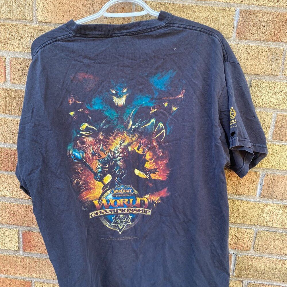 Vintage RARE World of Warcraft Championships Competitor T Shirt XL Size US L / EU 52-54 / 3 - 6 Thumbnail