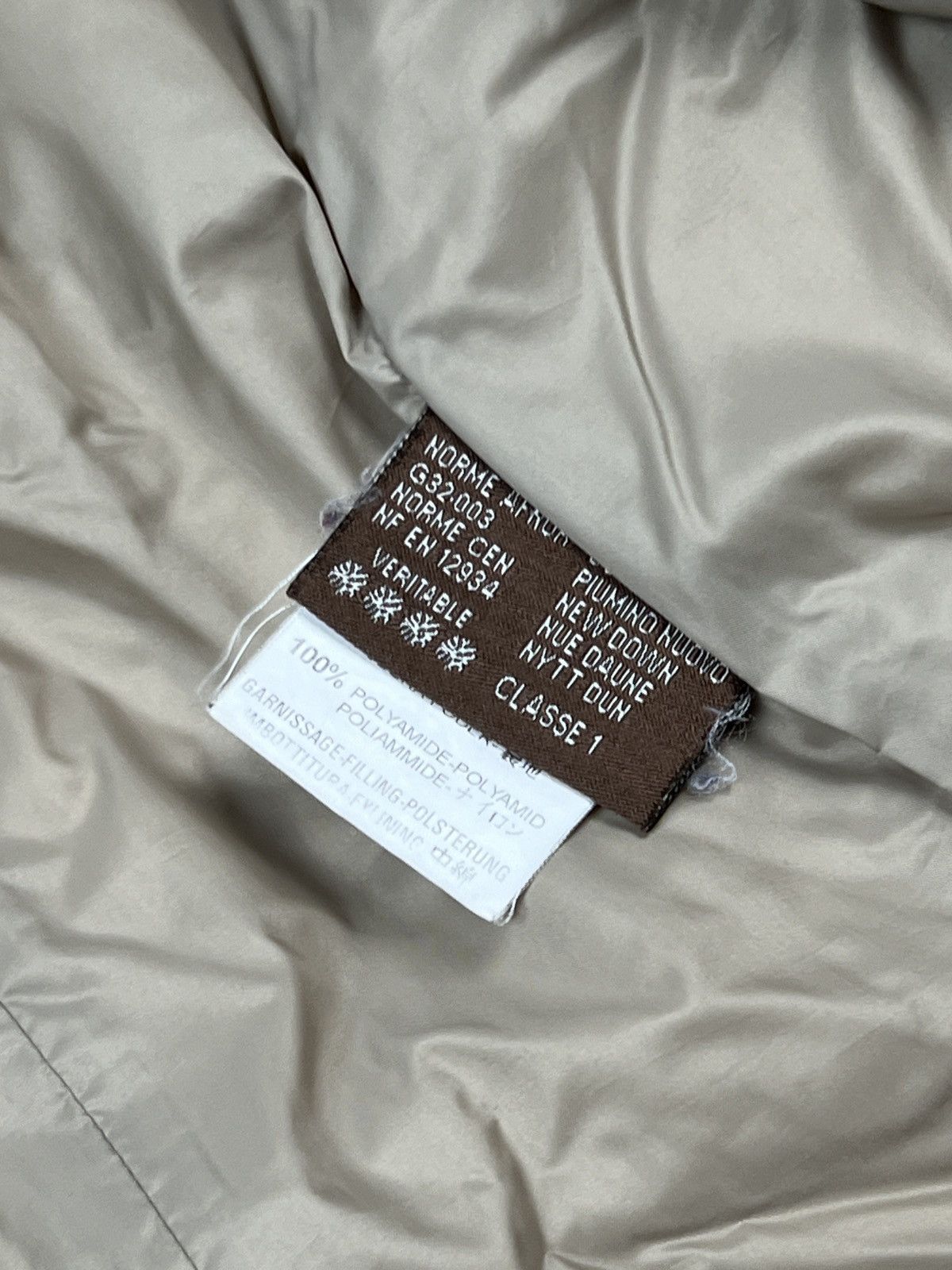Moncler Moncler Beige Down Coat (Y0378) Size S / US 4 / IT 40 - 7 Thumbnail