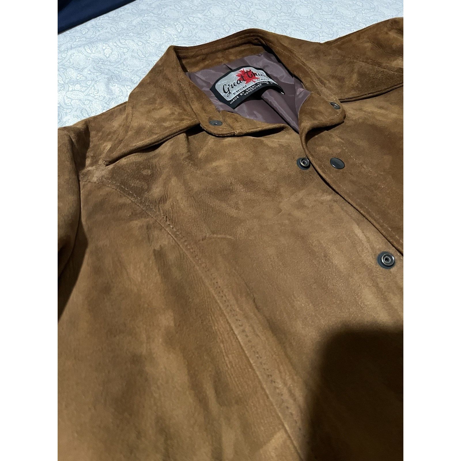 Other Vintage Great Things Canada Suede Leather Jacket 42 Western Size US L / EU 52-54 / 3 - 17 Thumbnail
