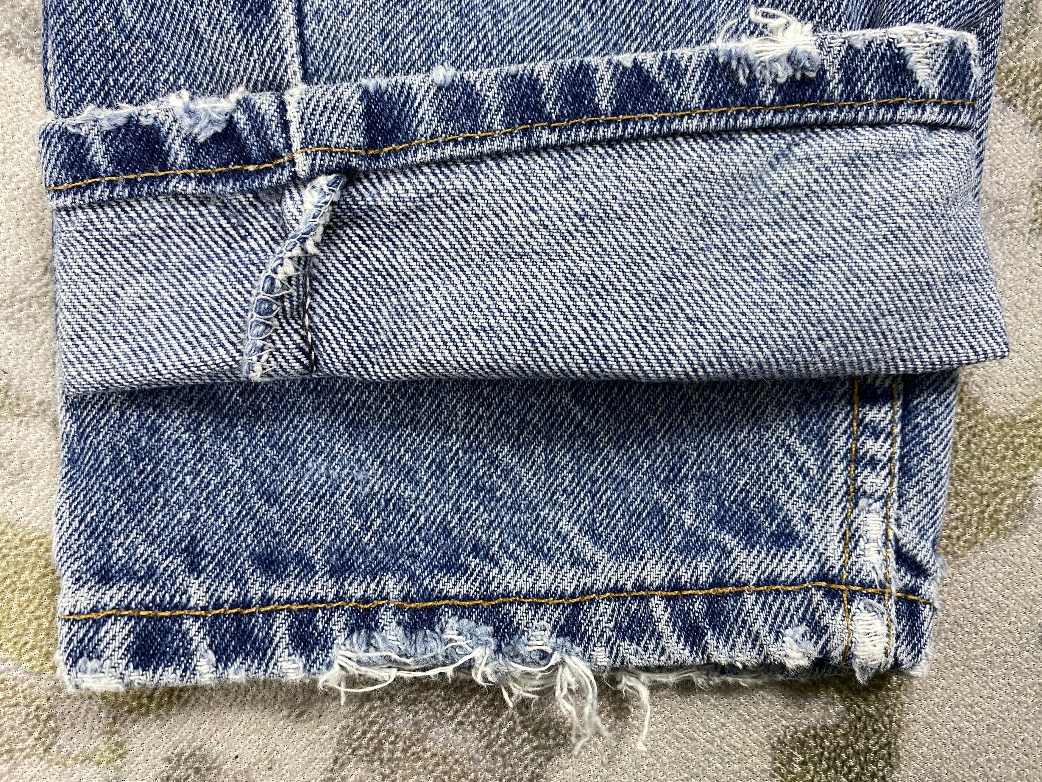 Japanese Brand Vintage Levi's Orange Tab Denim 28x27.5 -JN358 Size US 28 / EU 44 - 12 Thumbnail