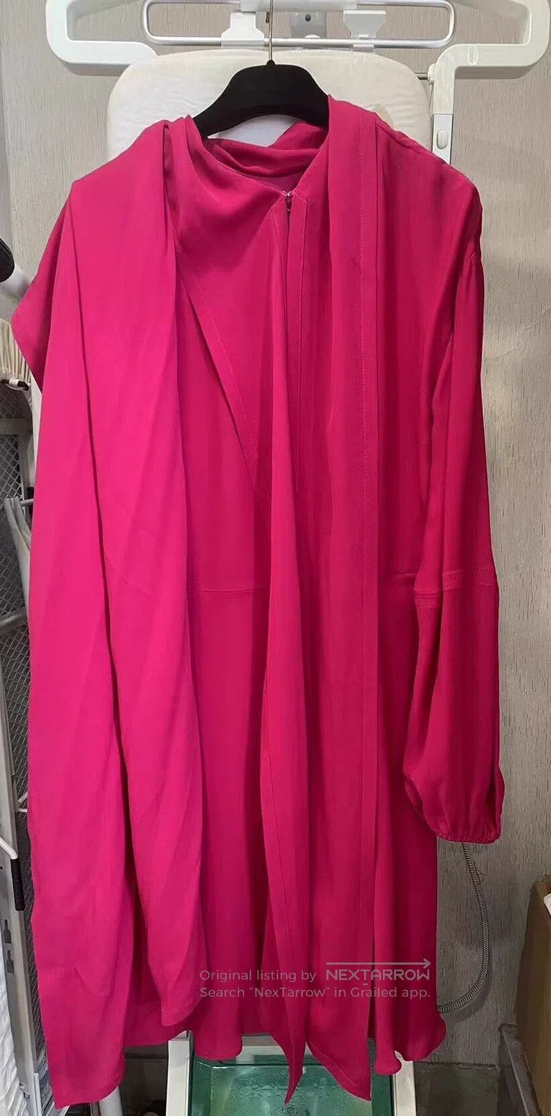Valentino Rose pink silk dress