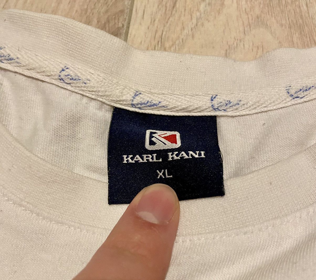Other Karl Kani white print logo tee Size US XL / EU 56 / 4 - 4 Thumbnail