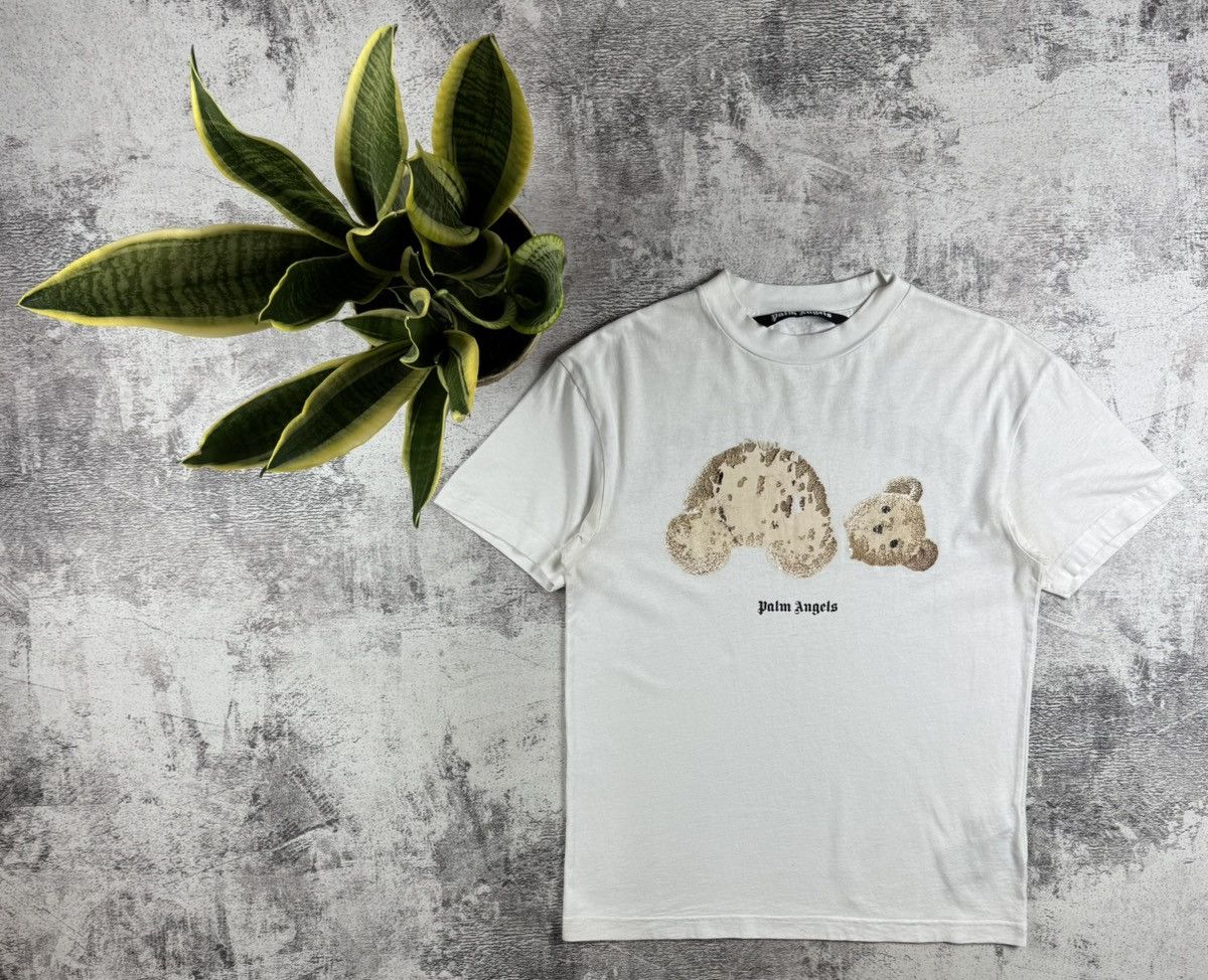 Palm Angels Palm Angles Kill Teddy Bear Print Authentic White Men’s Small T Shirt Tee Jersey Size US S / EU 44-46 / 1 - 1 Thumbnail