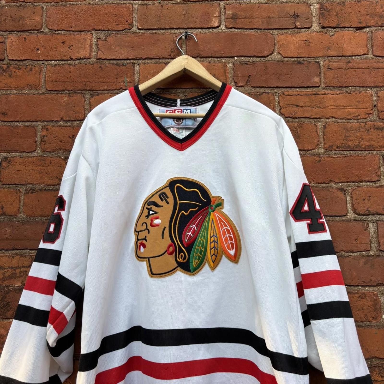 Other vintage chicago blackhawks Dennis Bonvie CCM jersey 90s L Size US L / EU 52-54 / 3 - 2 Thumbnail