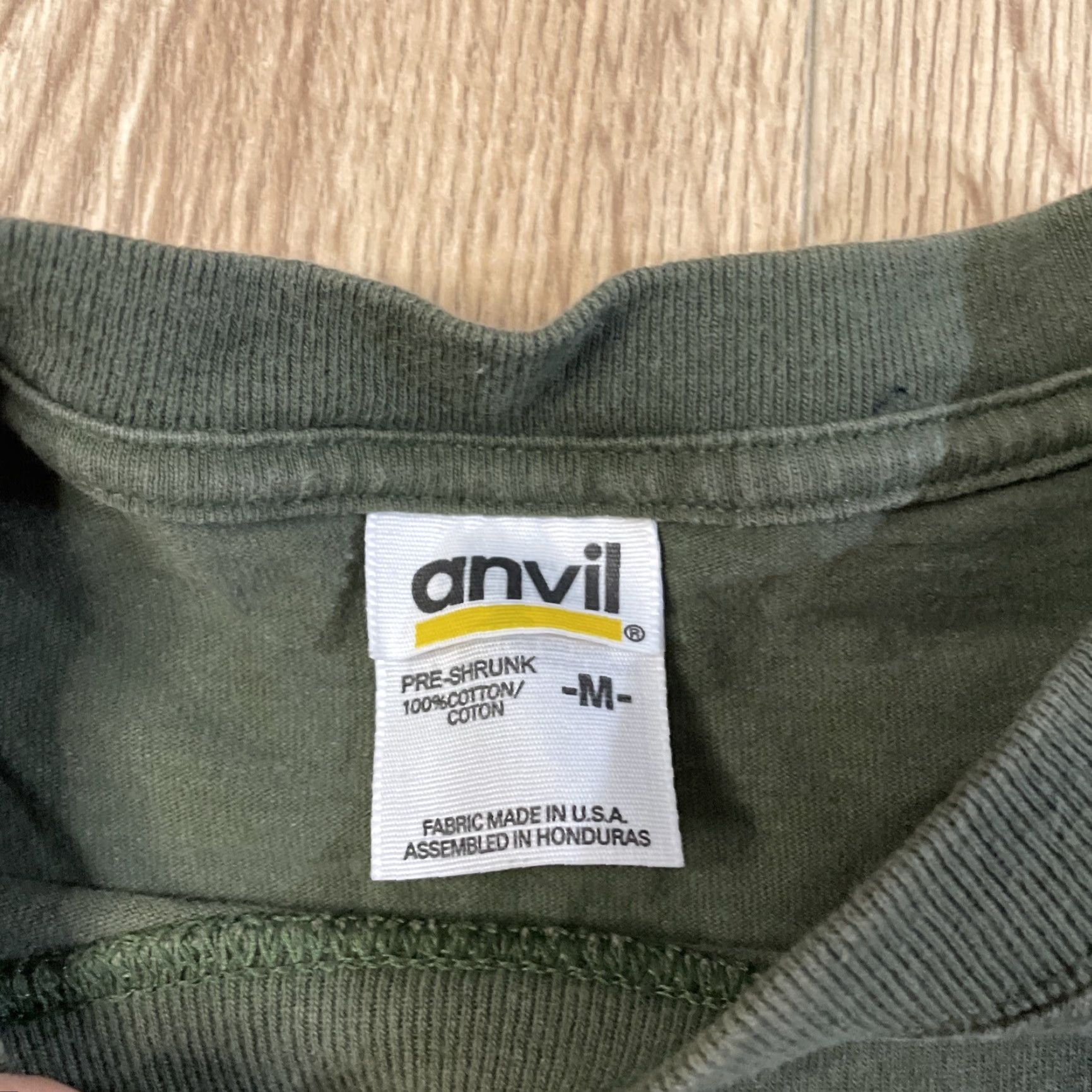 Anvil VINTAGE Anvil Mash 4077th T-Shirt Retro Medium Green Men Size US M / EU 48-50 / 2 - 2 Thumbnail