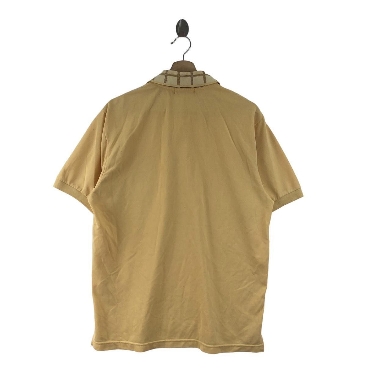 Other Vintage GIANNI VALENTINO ITALY Nova Checks Polo Tee Shirt Size US L / EU 52-54 / 3 - 2 Thumbnail
