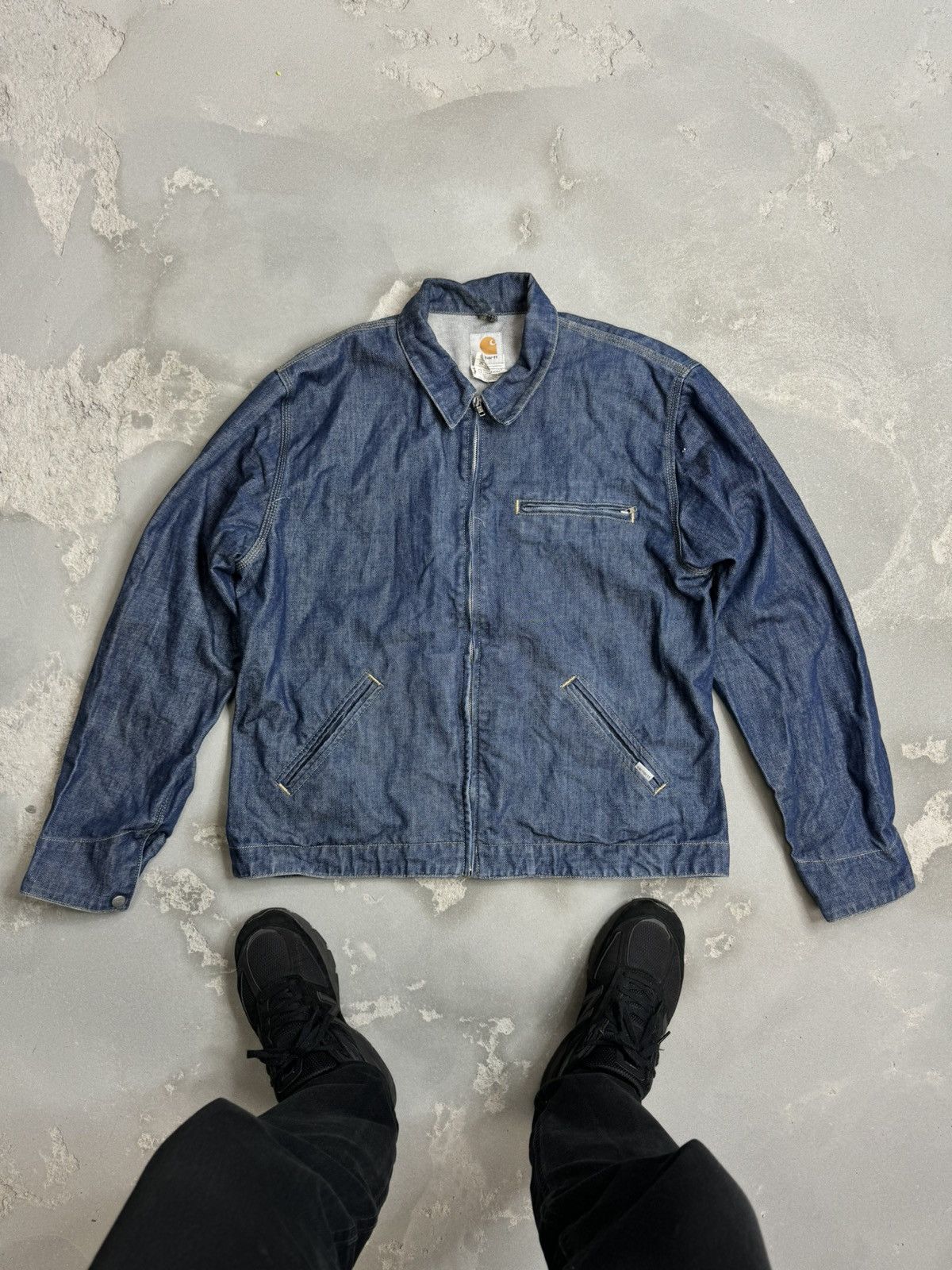 CARHARTT VINTAGE WORKWEAR USA STYLE JEANS JACKET