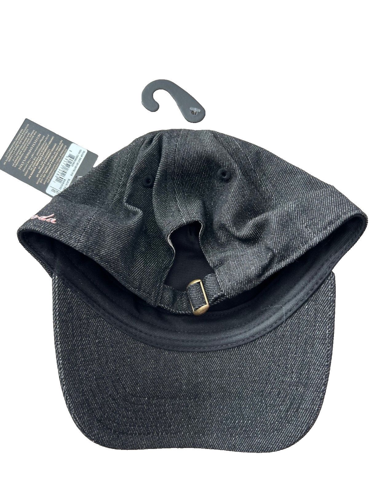 Scotch & Soda Scotch & Soda Merit Denim Adjustable Cap Black / Pink Size ONE SIZE - 5 Thumbnail