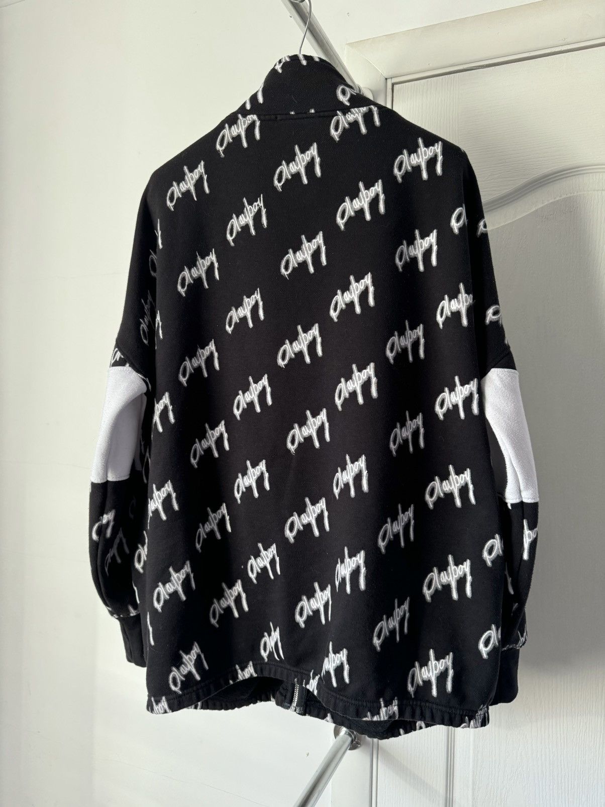 Playboy Playboy x Misquided Monogram Spellout Logo Zip Jacket XL Size US XL / EU 56 / 4 - 7 Thumbnail