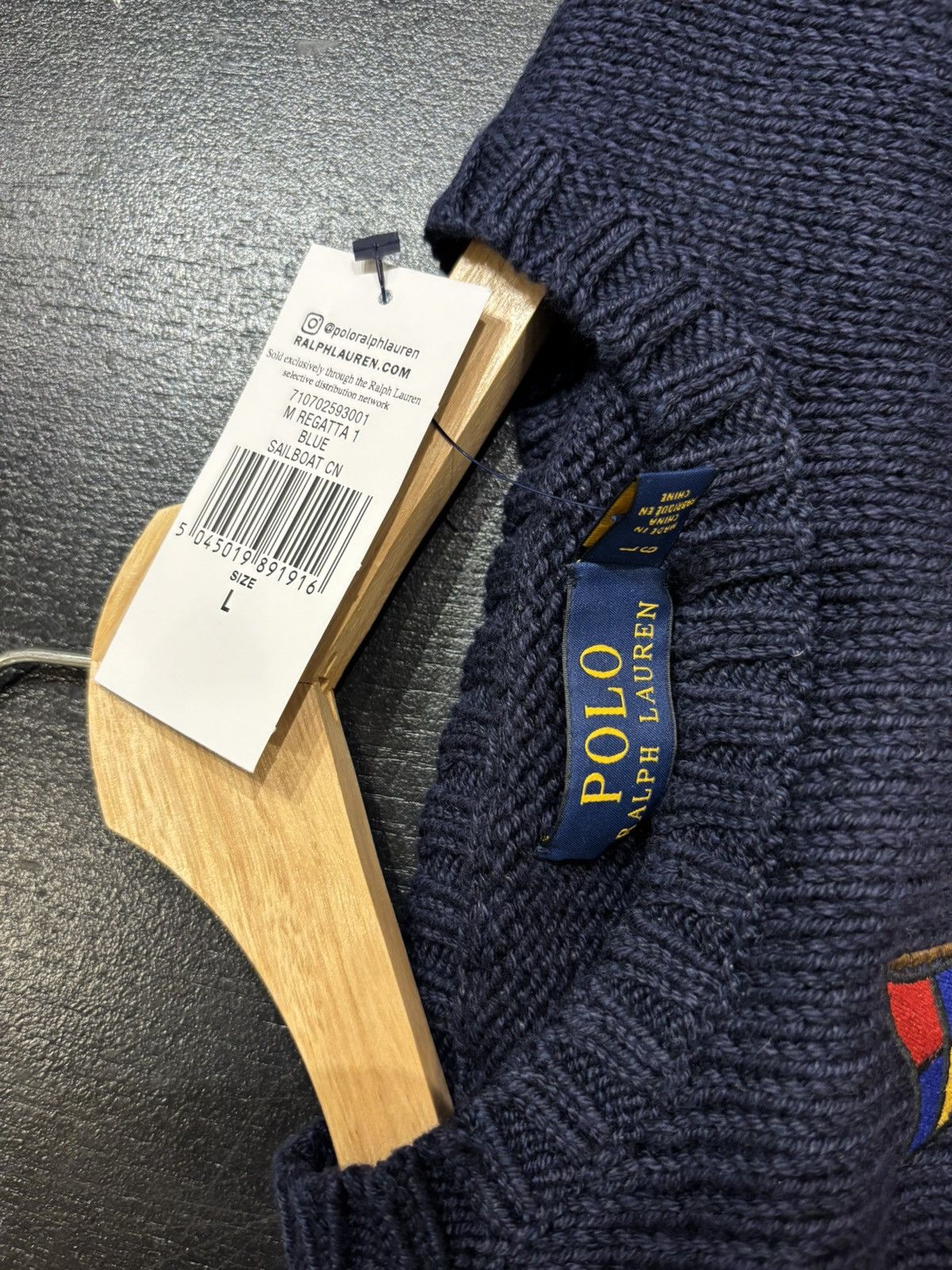 Polo Ralph Lauren Polo Ralph Lauren Sailboat Knit Sweater Size US L / EU 52-54 / 3 - 5 Thumbnail