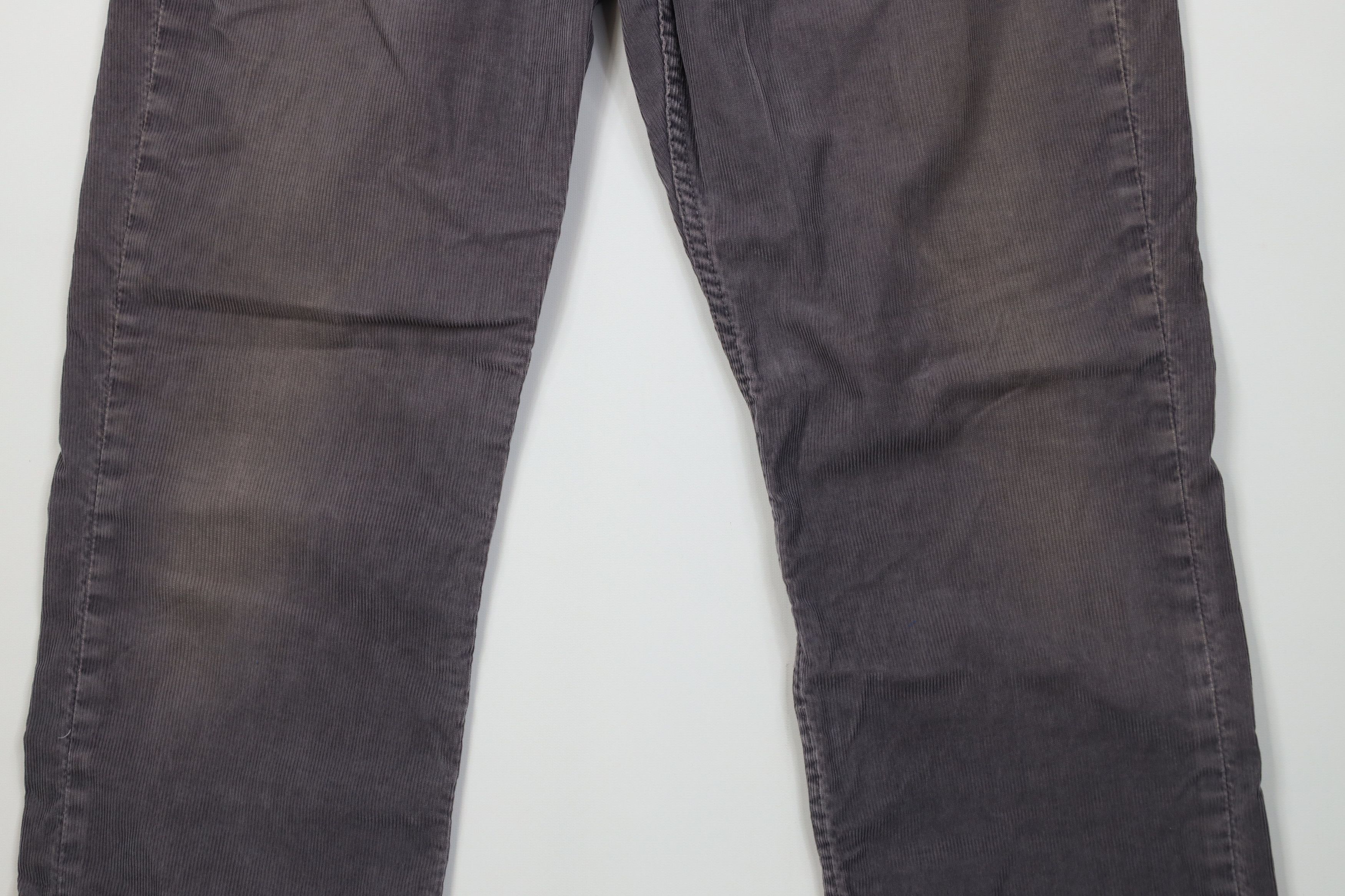 Levi's Vintage 90s Levis 514 Straight Leg Corduroy Pants Gray Size US 33 - 3 Thumbnail