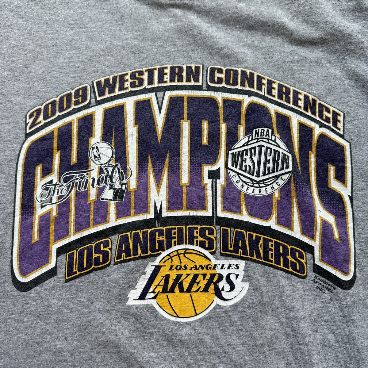 NBA × Vintage 2009 LA Lakers western conference champions basketball sport Size US XL / EU 56 / 4 - 2 Thumbnail