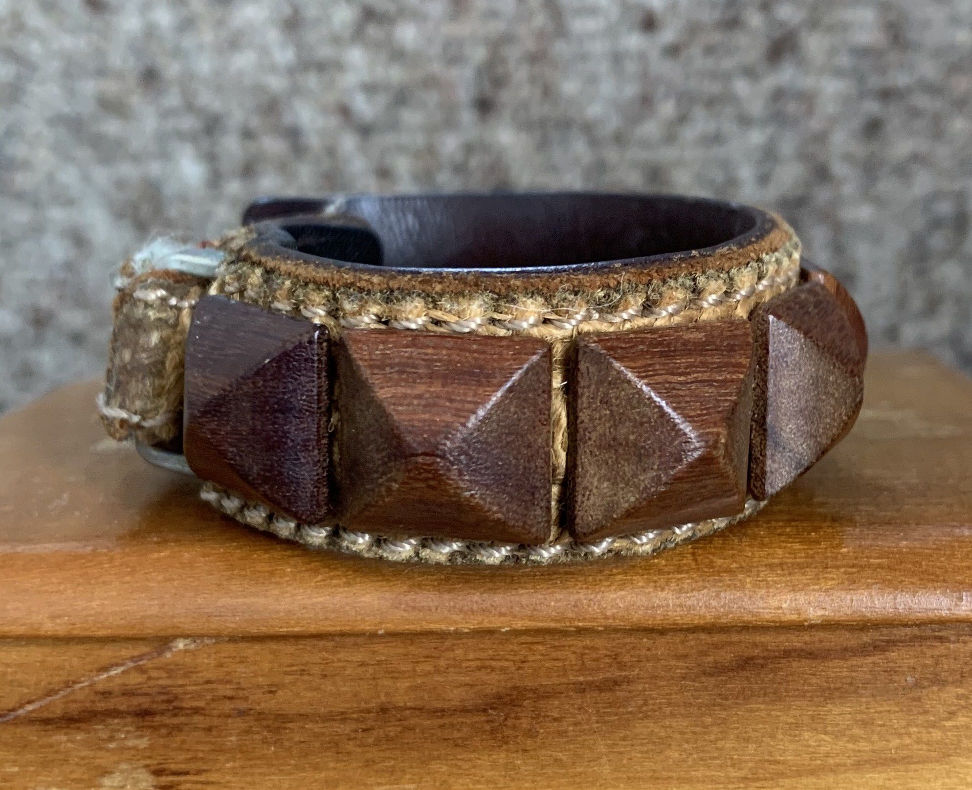 Undercover S/S 2003 Undercover "Scab" Studded Leather Bracelet Size ONE SIZE - 3 Thumbnail