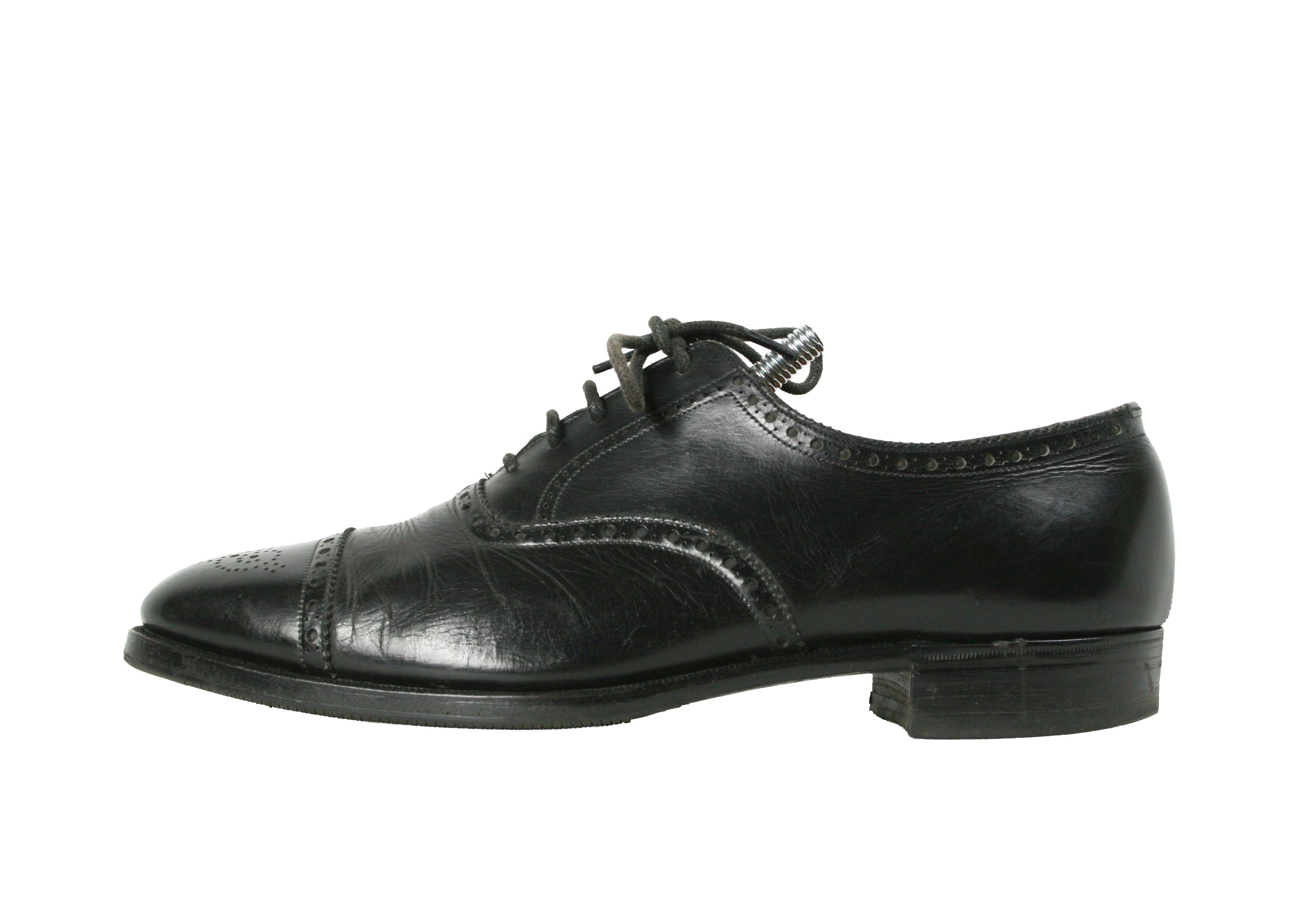 Crockett & Jones 00S Healt Brand Leather Brogue Vintage Size US 8.5 / EU 41-42 - 2 Thumbnail