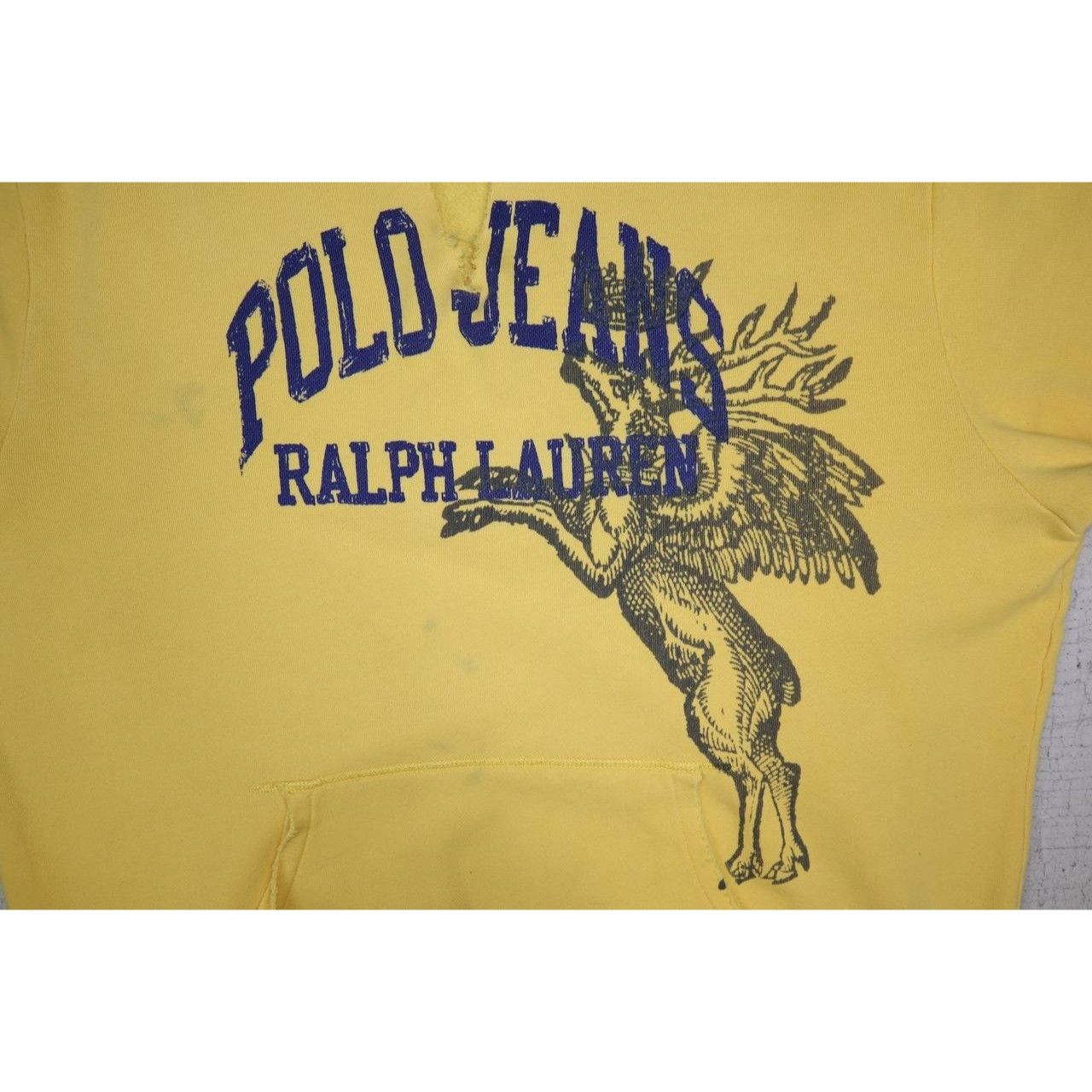 Polo Ralph Lauren Vintage Polo Jeans Co Ralph Lauren Yellow Hoodie Sz XL Size US XL / EU 56 / 4 - 6 Thumbnail