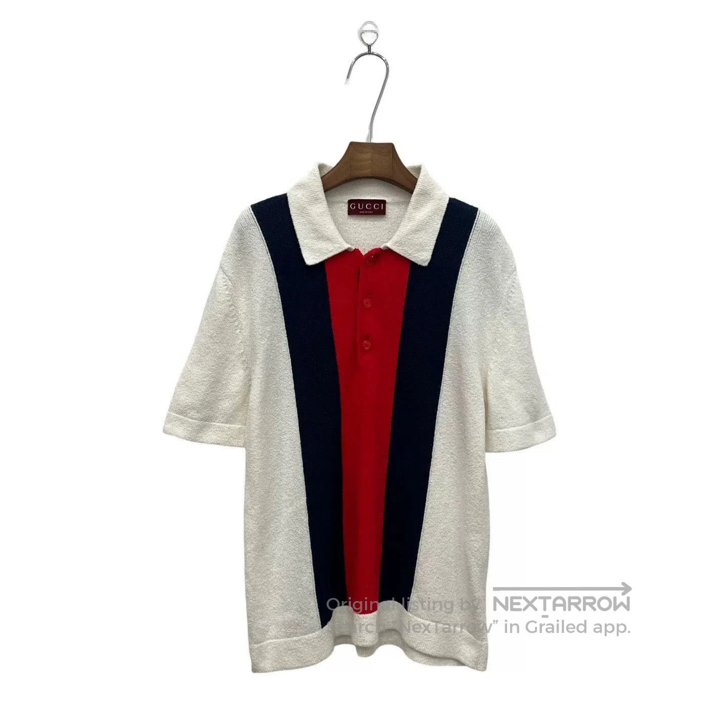Gucci Gucci Striped Knit Polo Shirt. Size US M / EU 48-50 / 2 - 2 Thumbnail