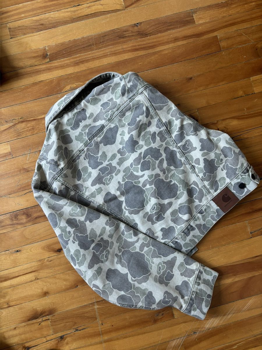 Carhartt Carhatt WIP Womens Denim Jacket Camo Duck Size S / US 4 / IT 40 - 5 Thumbnail
