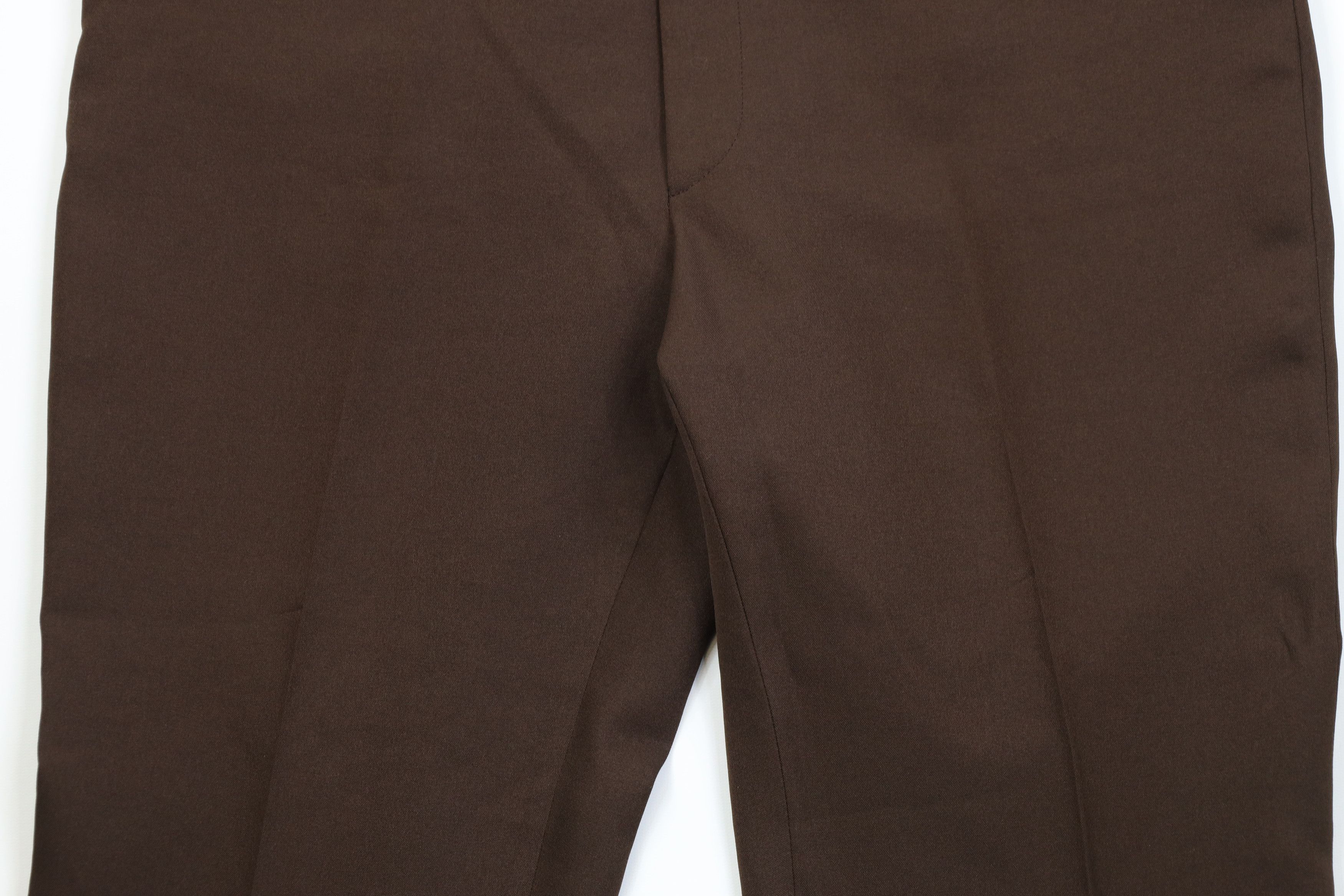 Vintage Vintage 70s Streetwear Flared Wide Leg Chino Pants Brown USA Size US 40 / EU 56 - 3 Thumbnail