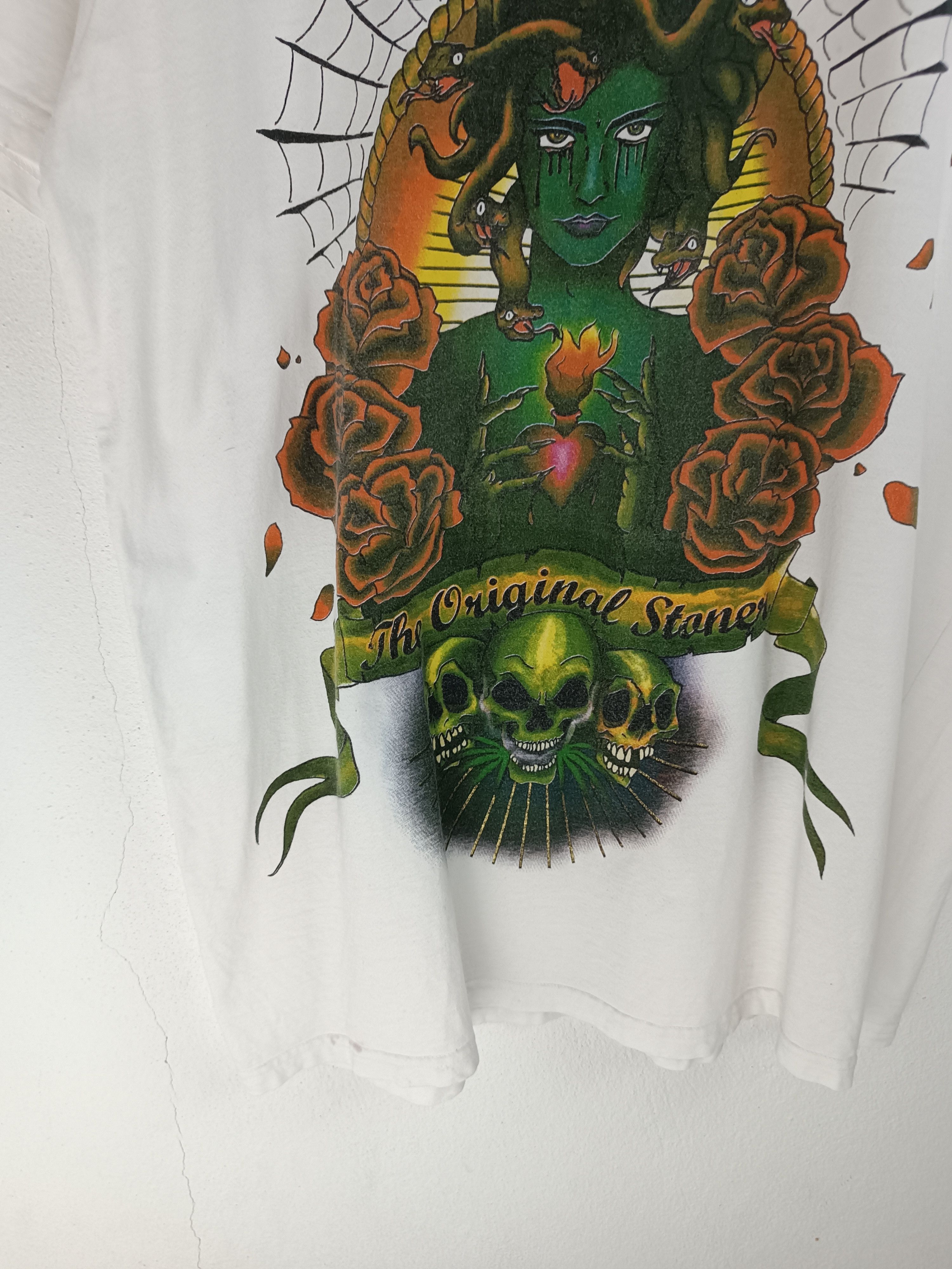 Other VINTAGE Y2K ADDICTION THE ORIGINAL STONER 420 ED HARDY TEE Size US M / EU 48-50 / 2 - 6 Thumbnail