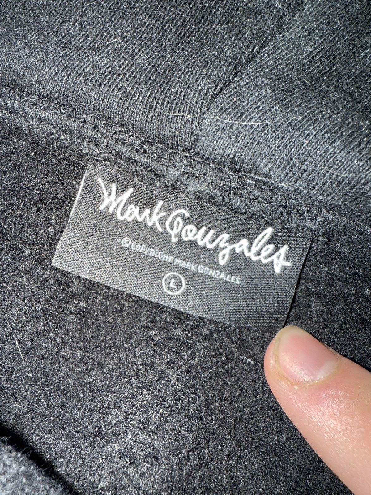 Other Mark Gonzales Gonz Logo Hooded Sweatshirt black Size US L / EU 52-54 / 3 - 7 Thumbnail
