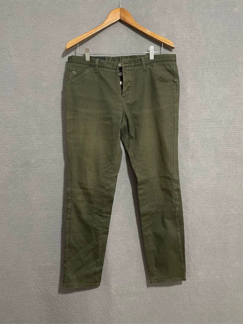 Gucci Gucci Green denim trousers 2501-Nextarrow Size US 34 / EU 50 - 1 Thumbnail