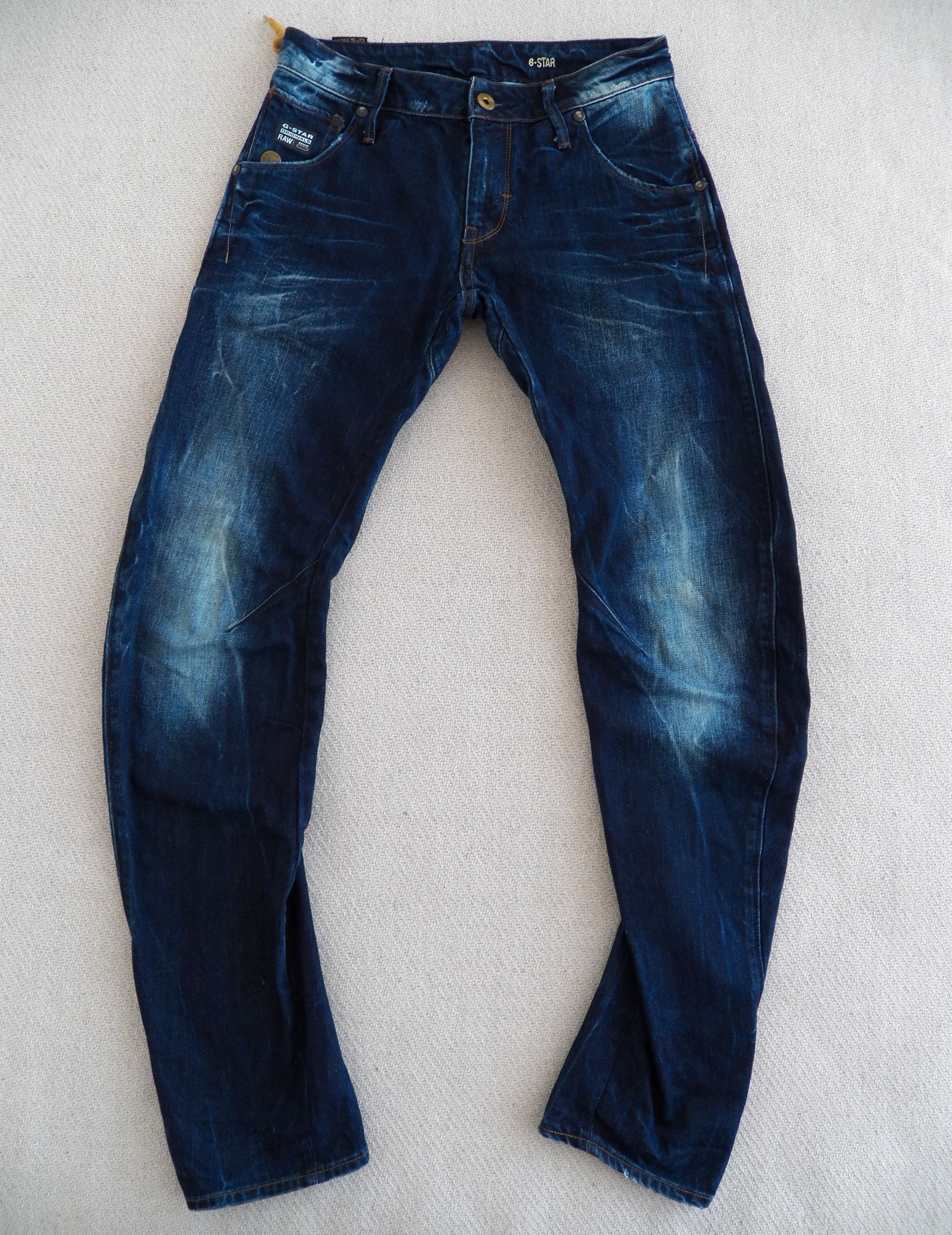 G-Star G-Star RAW Arc 3D Slim Jeans W28 L32 Indigo Aged Distressed Size US 28 / EU 44 - 1 Thumbnail