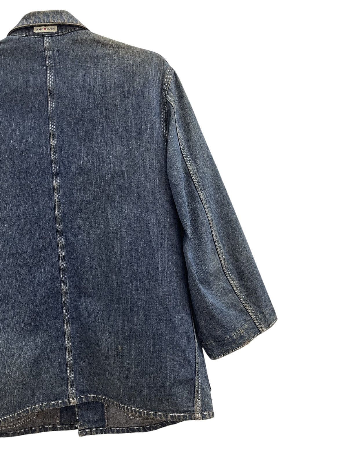 Japanese Brand Bohemian's Deeptone Denim Jacket Size US S / EU 44-46 / 1 - 8 Thumbnail