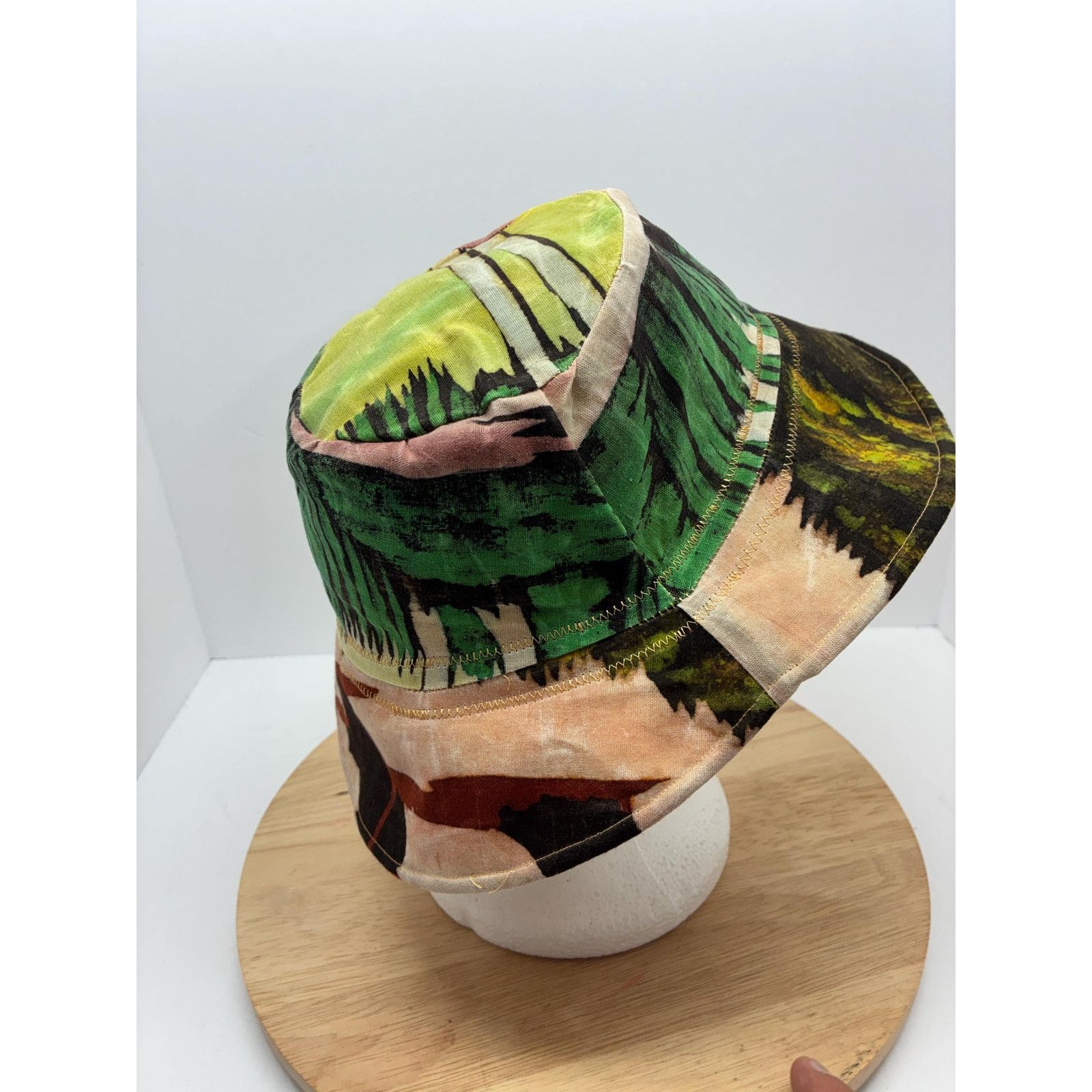 Other The Canopy — Upcycled Waxed Cotton Bucket Hat, Tropical Size ONE SIZE - 6 Thumbnail