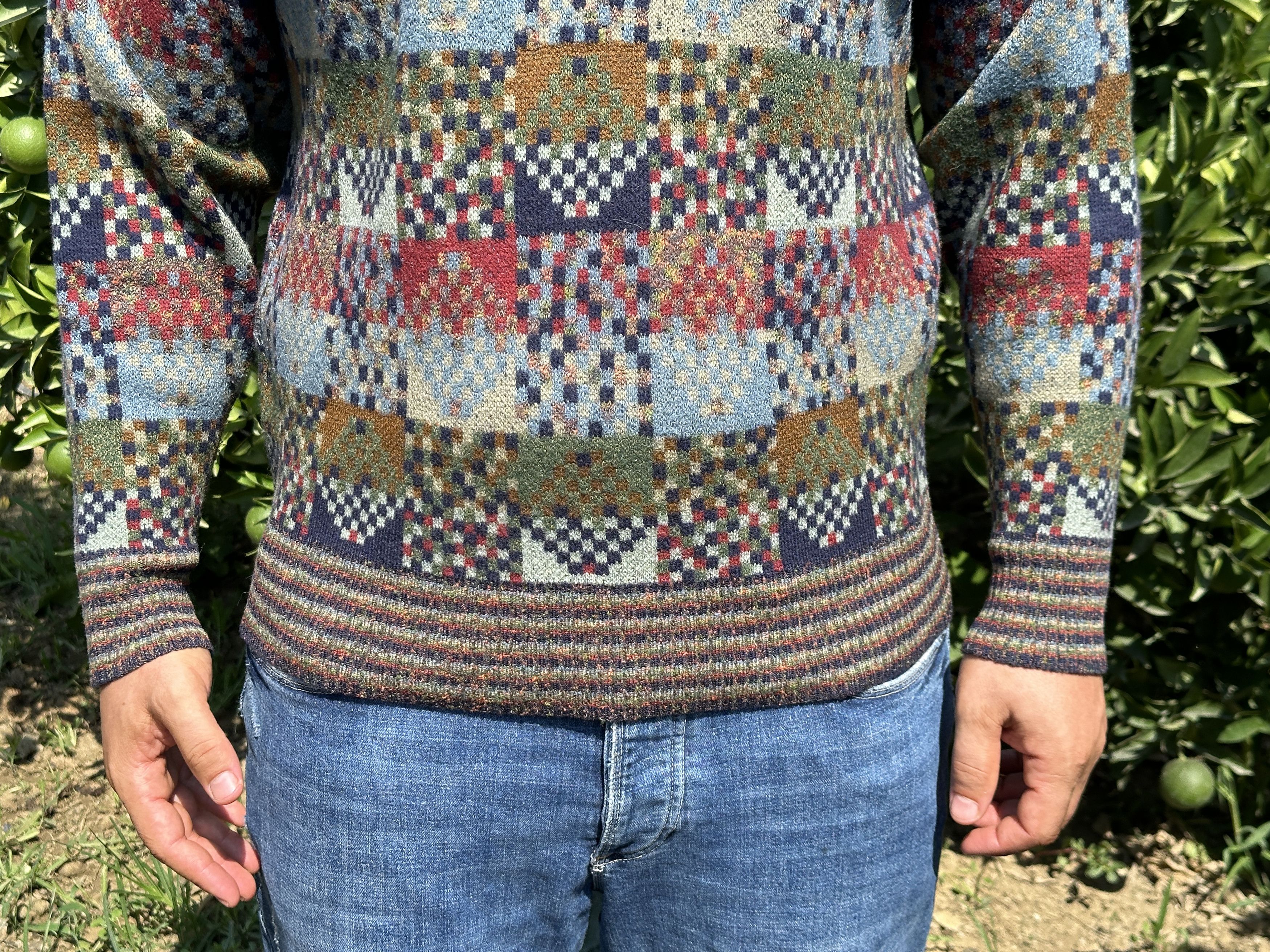 Missoni 1996 Missoni 3D Knit Jumper Retro Pullover Cosby Size XL Size US XL / EU 56 / 4 - 17 Thumbnail