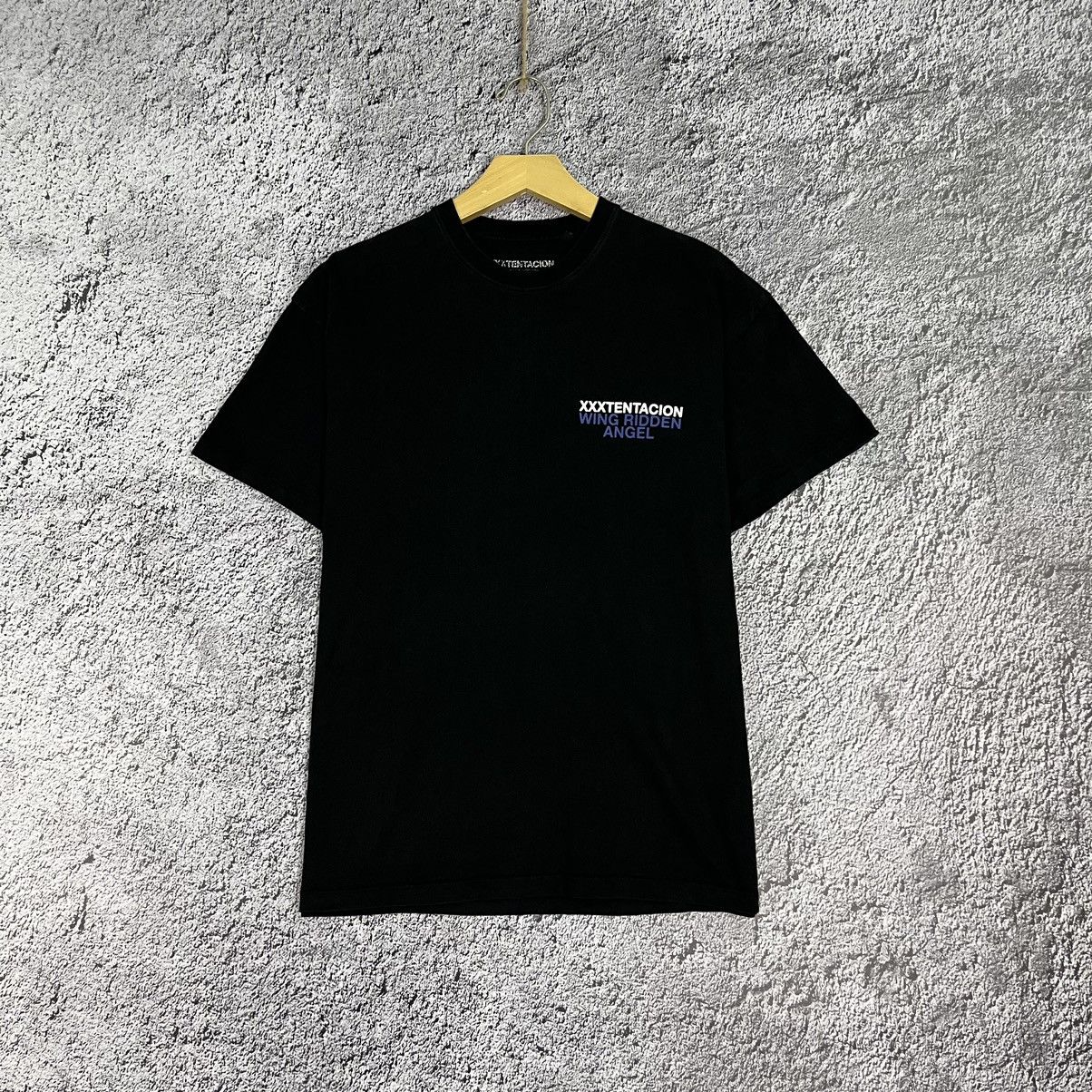 Designer × Pull & Bear XXXTENTACION x Pull & Bear Back Printed Black T-Shirt Size US S / EU 44-46 / 1 - 3 Thumbnail