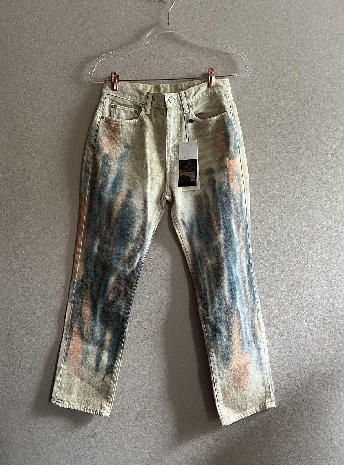 John Elliott John Elliott Straight Leg Crop Jeans Size 26" / US 2 / IT 38 - 4 Thumbnail