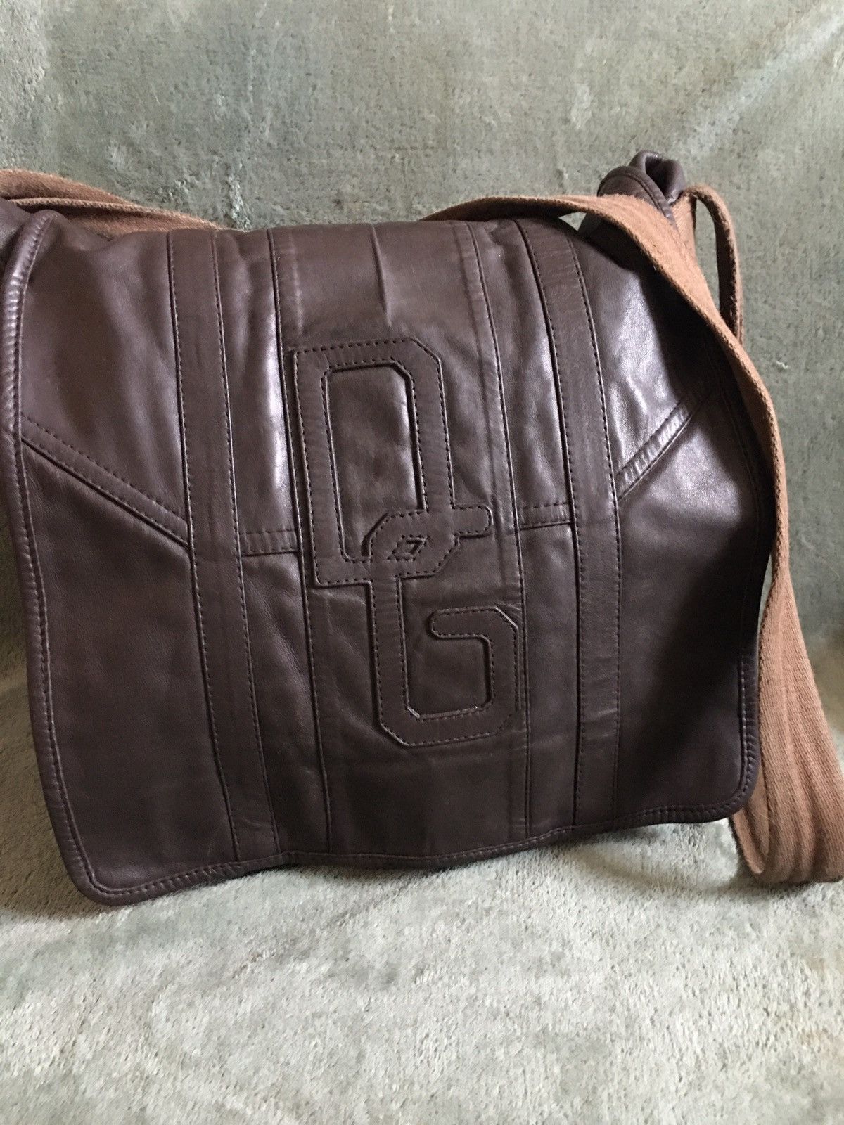 Dolce & Gabbana Dolce & Gabbana Leather Brown DG Logo Messenger Bag Size ONE SIZE - 2 Thumbnail