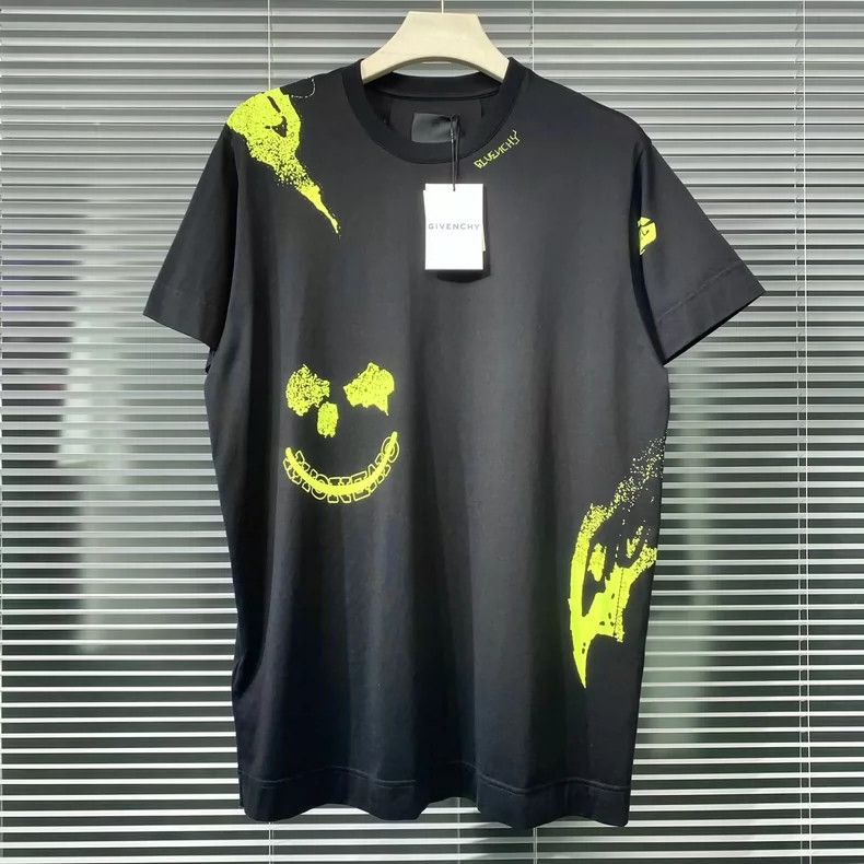 Givenchy New spray paint short-sleeve T-shirt black 2506-N